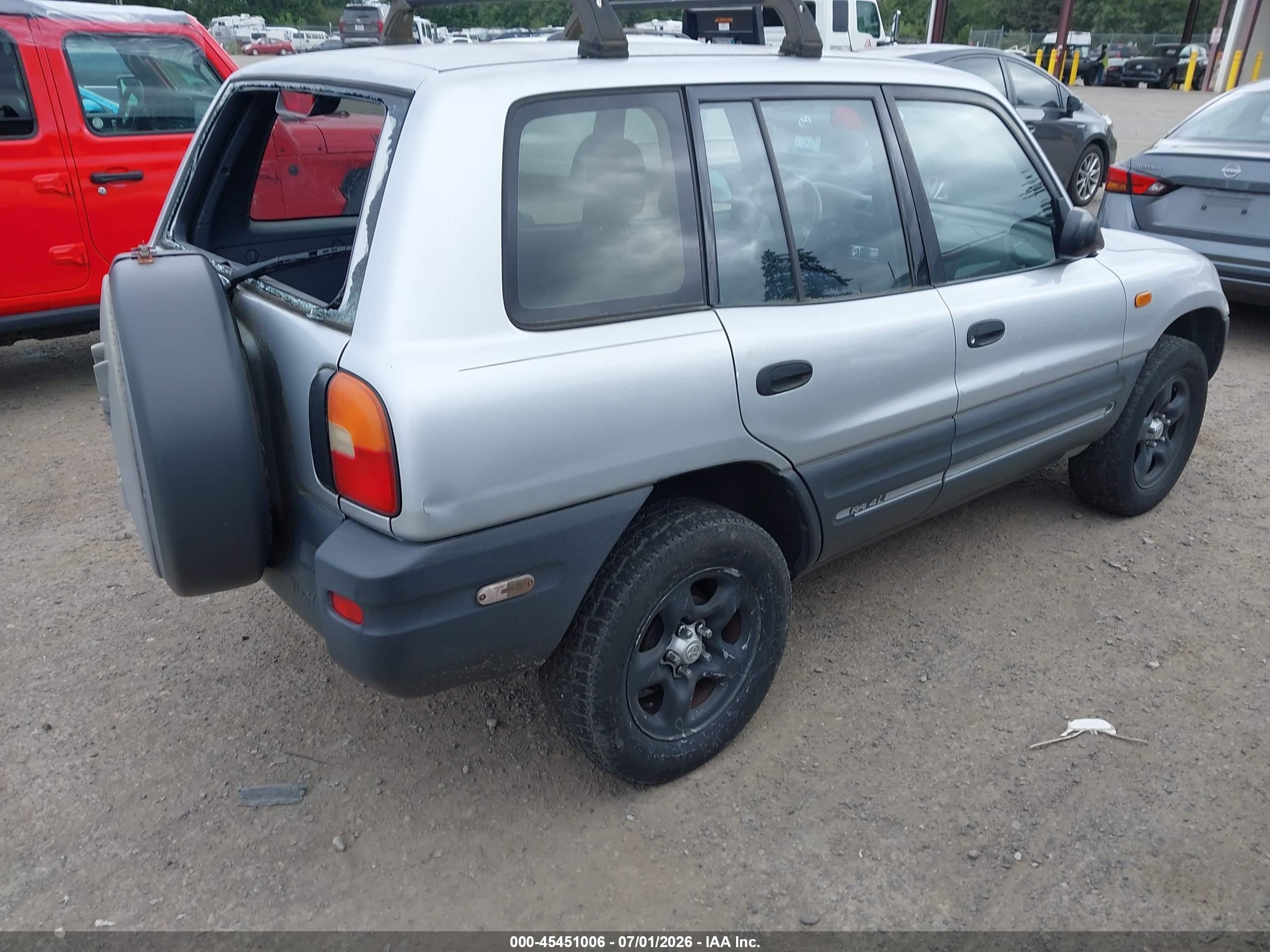1997 Toyota Rav4   Silver vin: JT3HP10V0V7068771