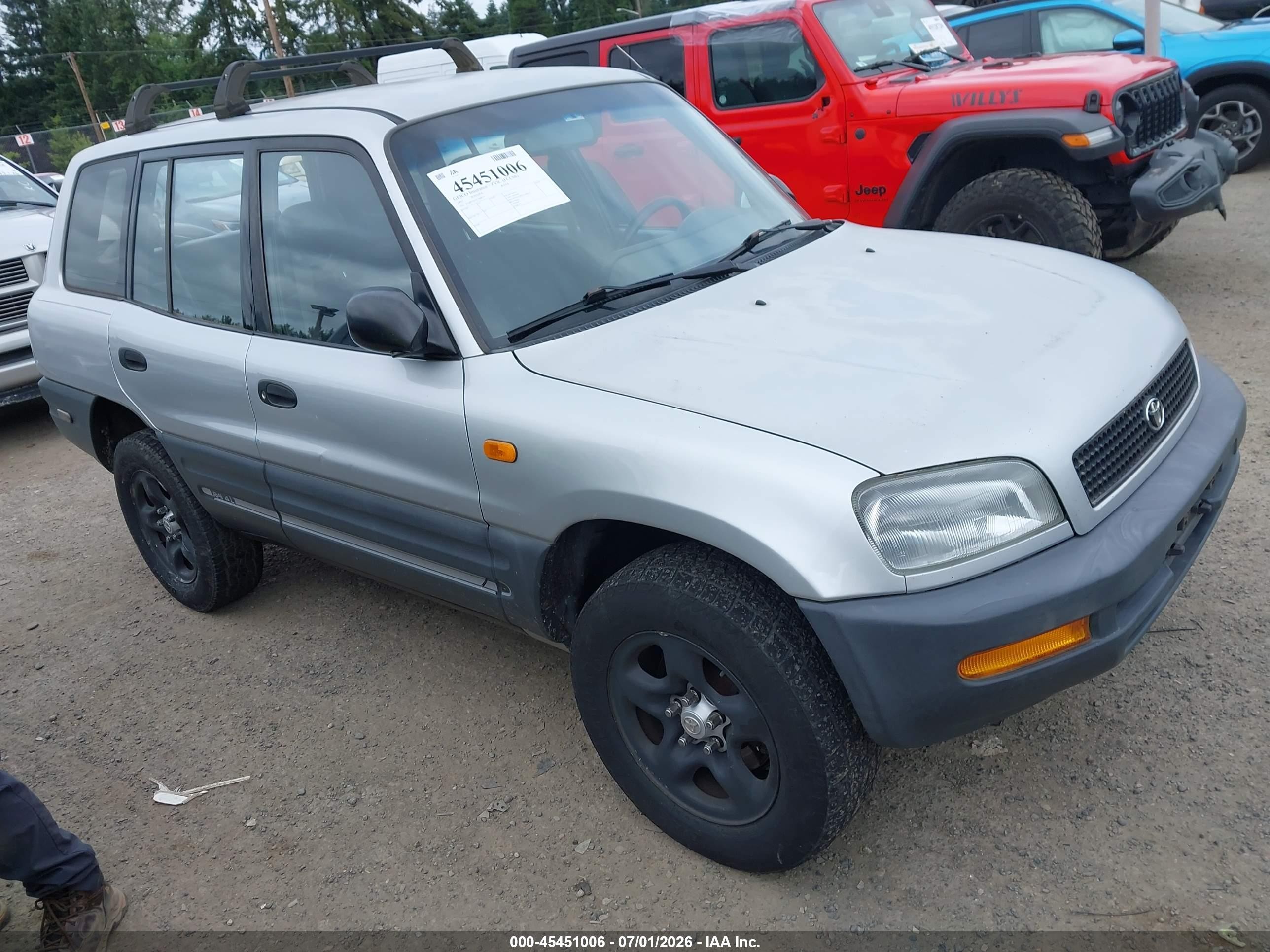 1997 Toyota Rav4   Silver vin: JT3HP10V0V7068771