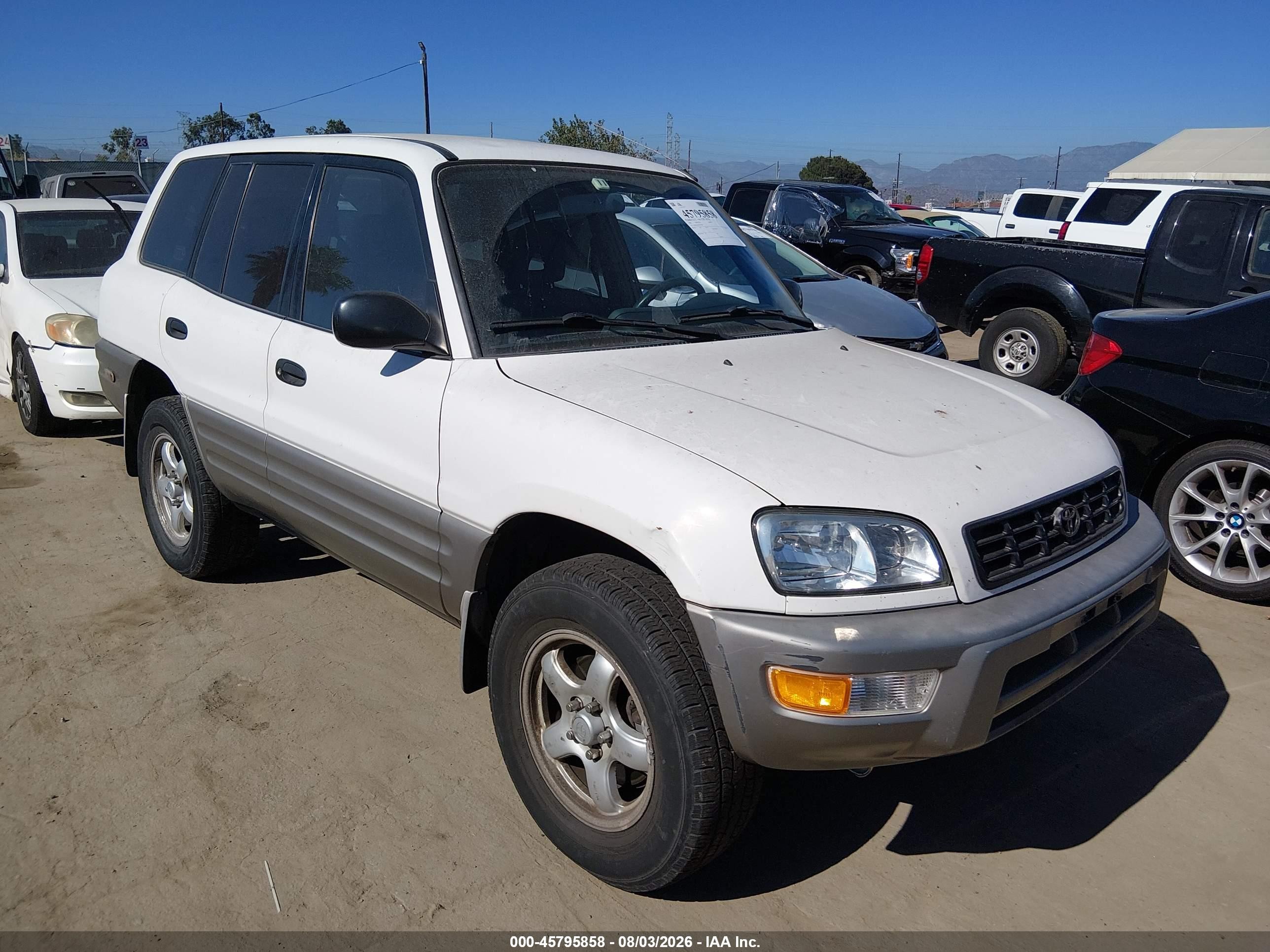 1998 Toyota Rav4   White vin: JT3HP10V0W7102788