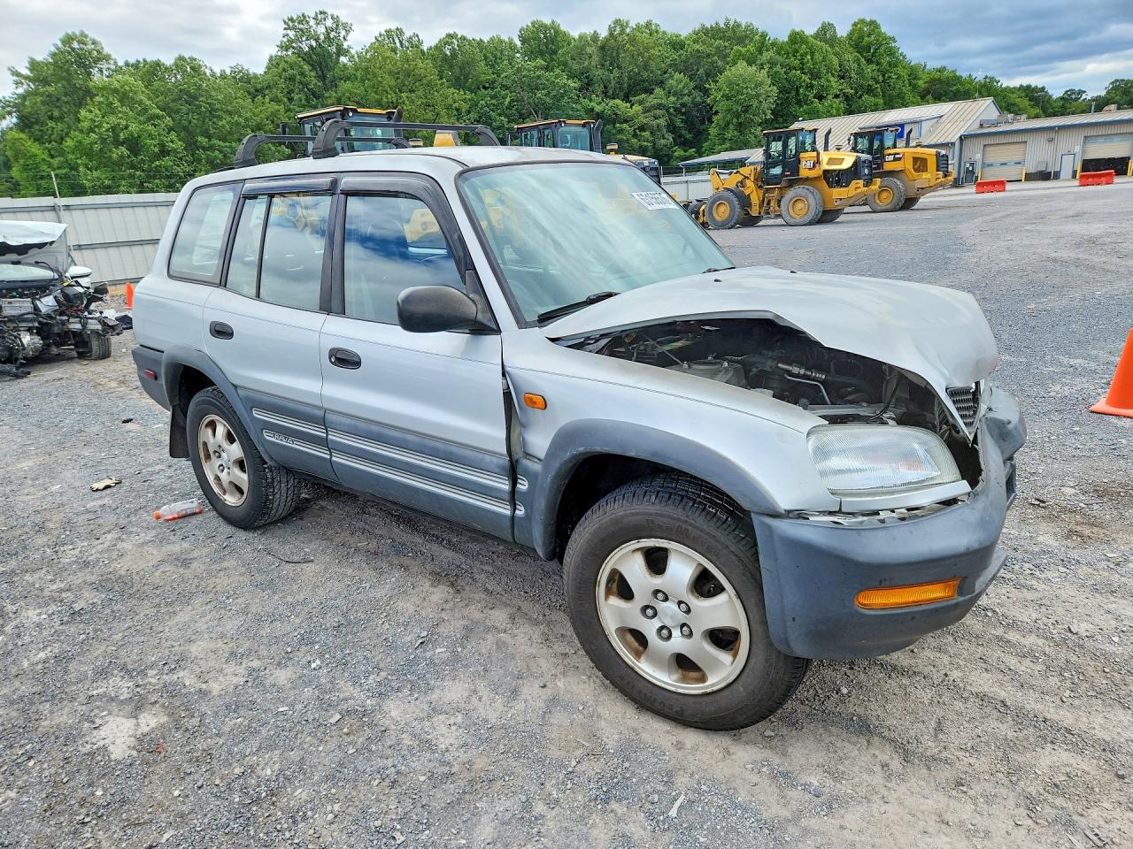 1997 Toyota Rav4 Base Silver vin: JT3HP10V1V7060033
