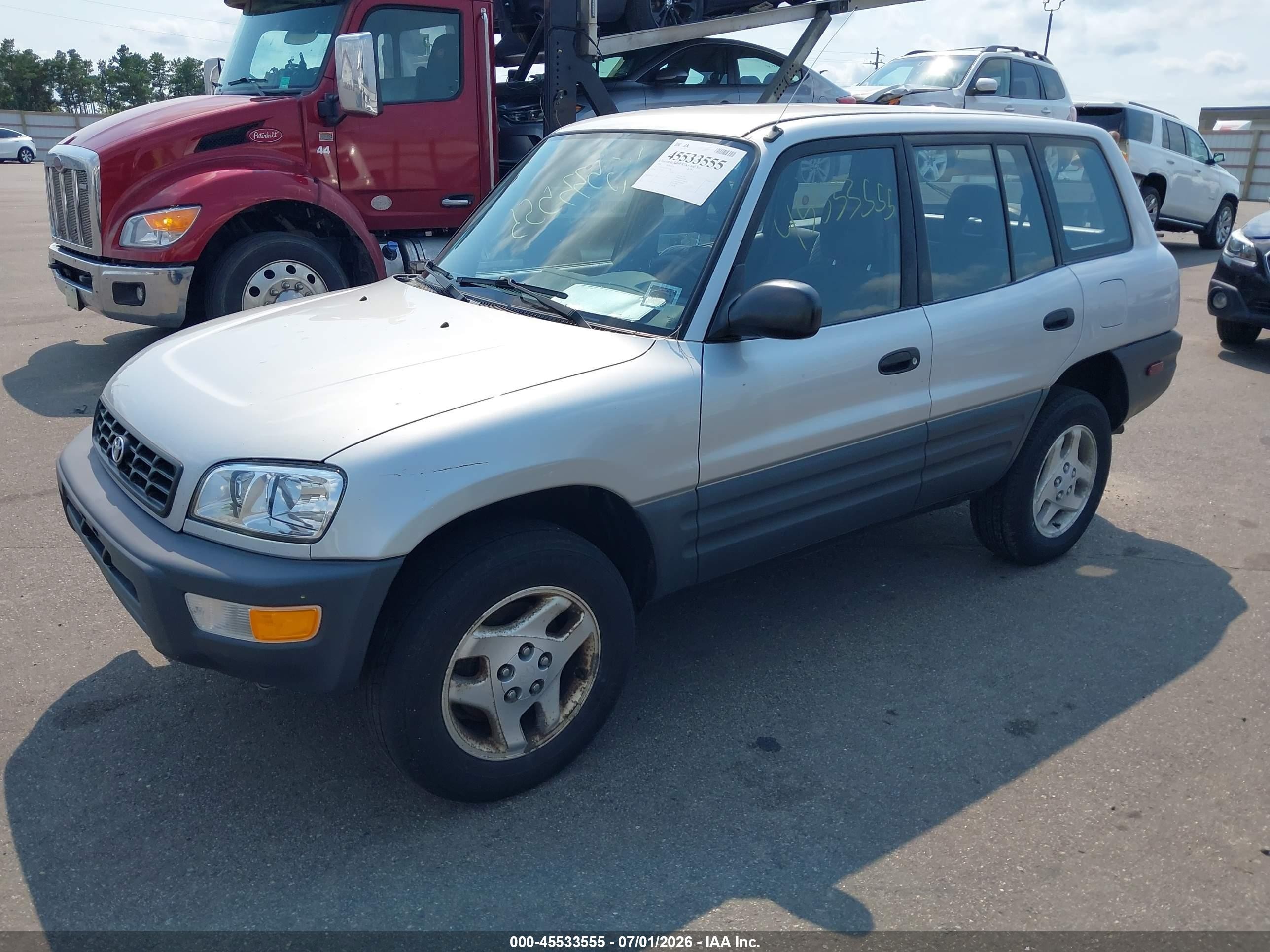 1998 Toyota Rav4   Silver vin: JT3HP10V1W7101696