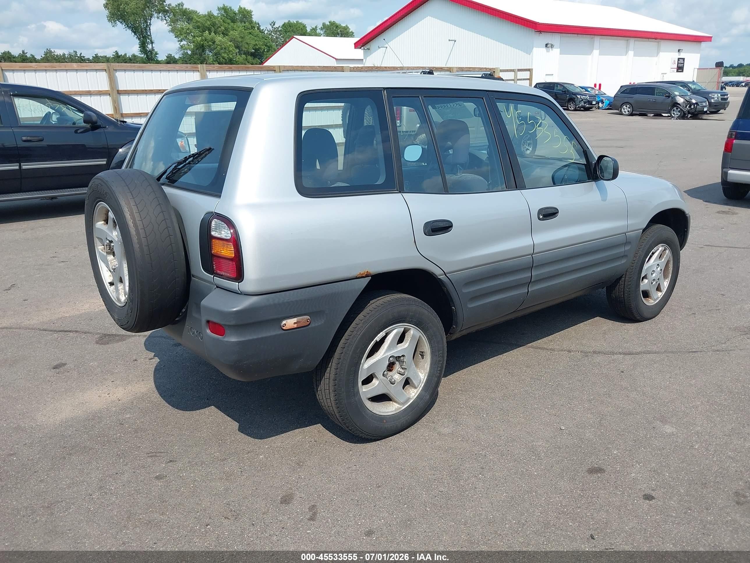 1998 Toyota Rav4   Silver vin: JT3HP10V1W7101696