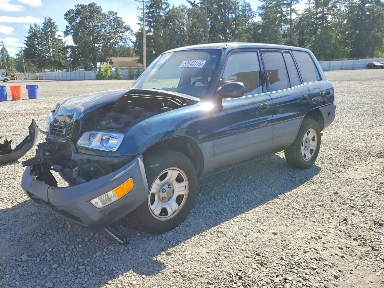 1999 Toyota Rav4 Синий vin: JT3HP10V1X0219337