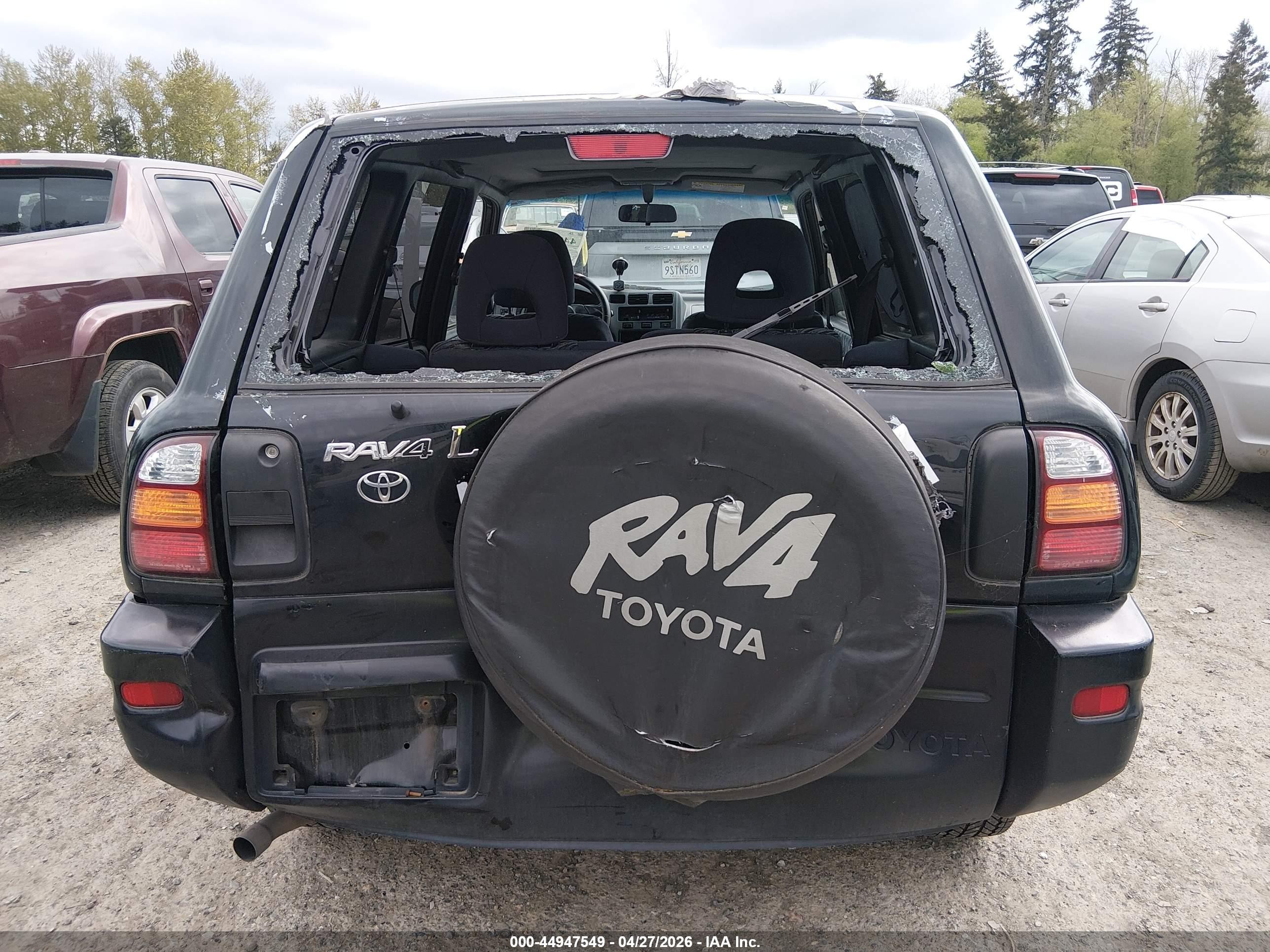 1999 Toyota Rav4   Black vin: JT3HP10V1X7122727