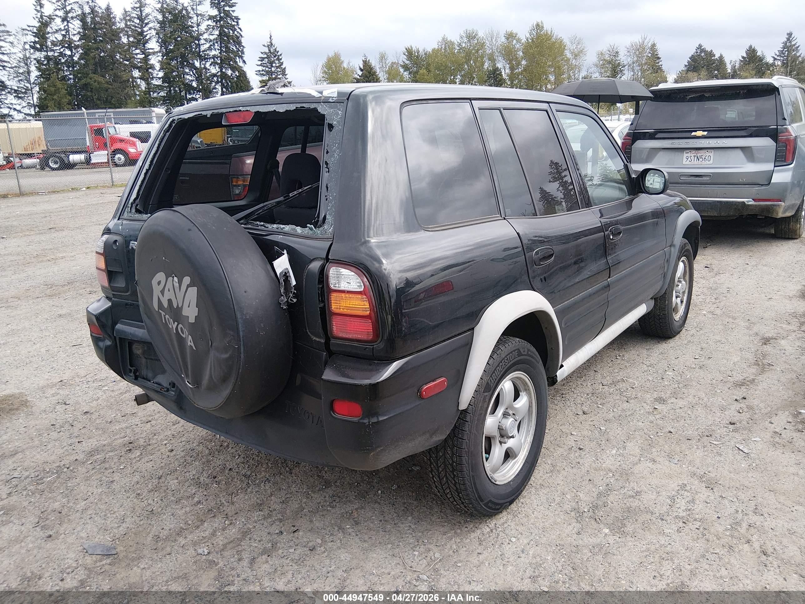 1999 Toyota Rav4   Black vin: JT3HP10V1X7122727