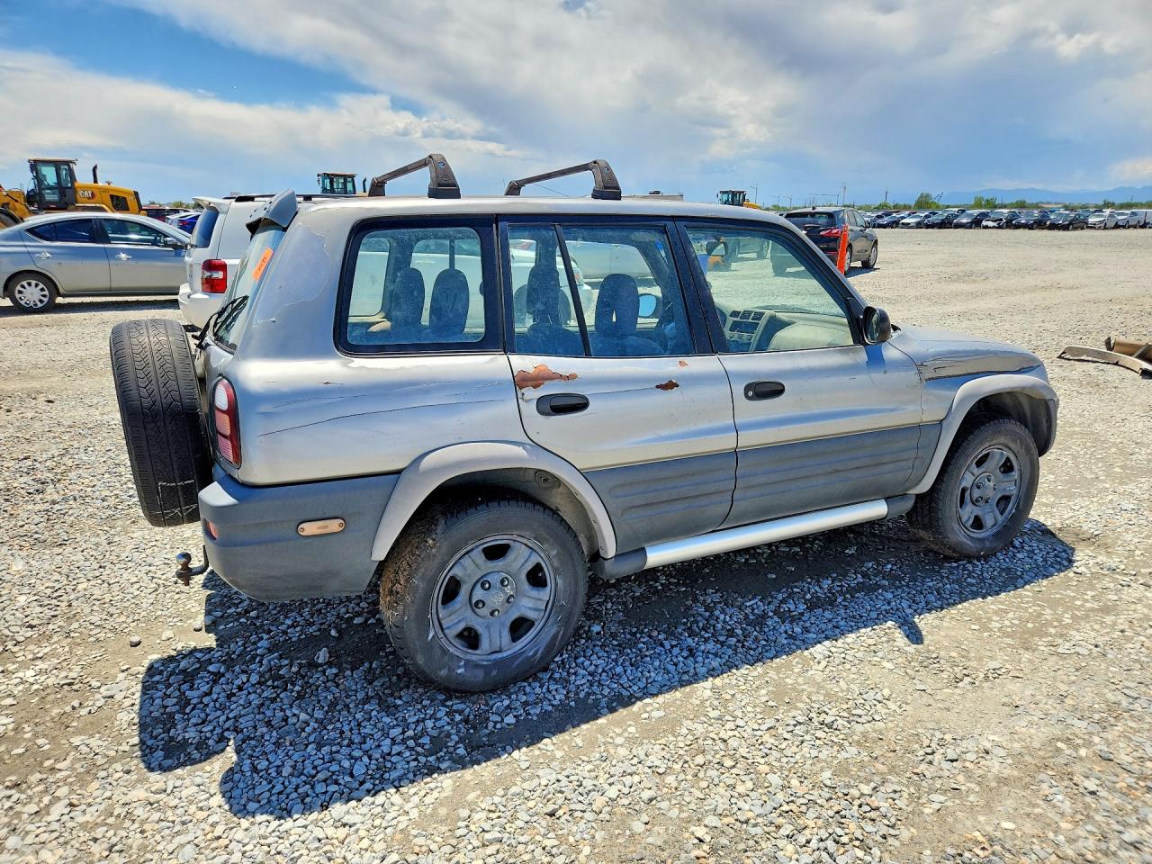 1999 Toyota Rav4 Ev Base Silver vin: JT3HP10V1X7128804