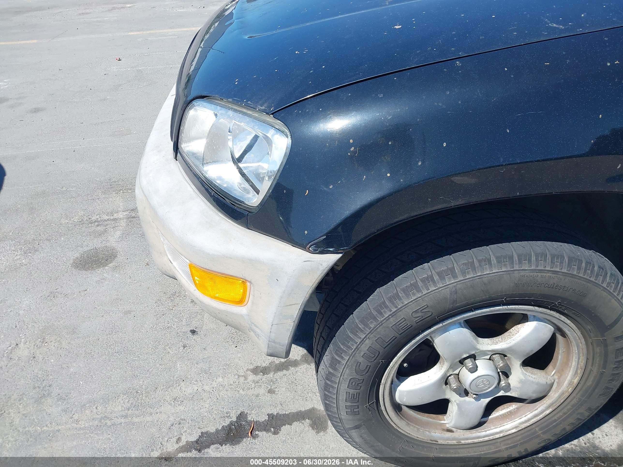 1999 Toyota Rav4   Black vin: JT3HP10V1X7149734