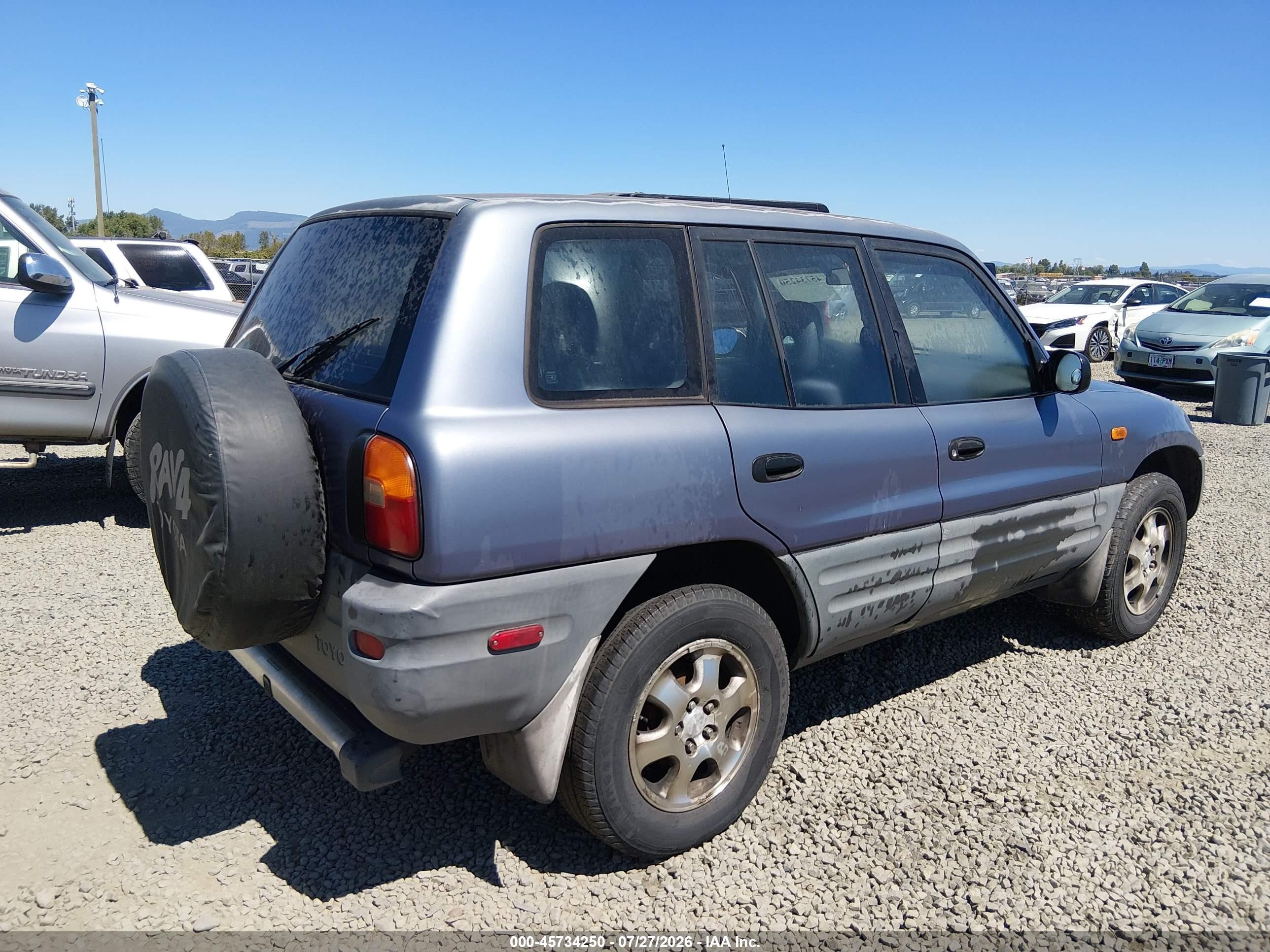 1997 Toyota Rav4   Blue vin: JT3HP10V2V7034590