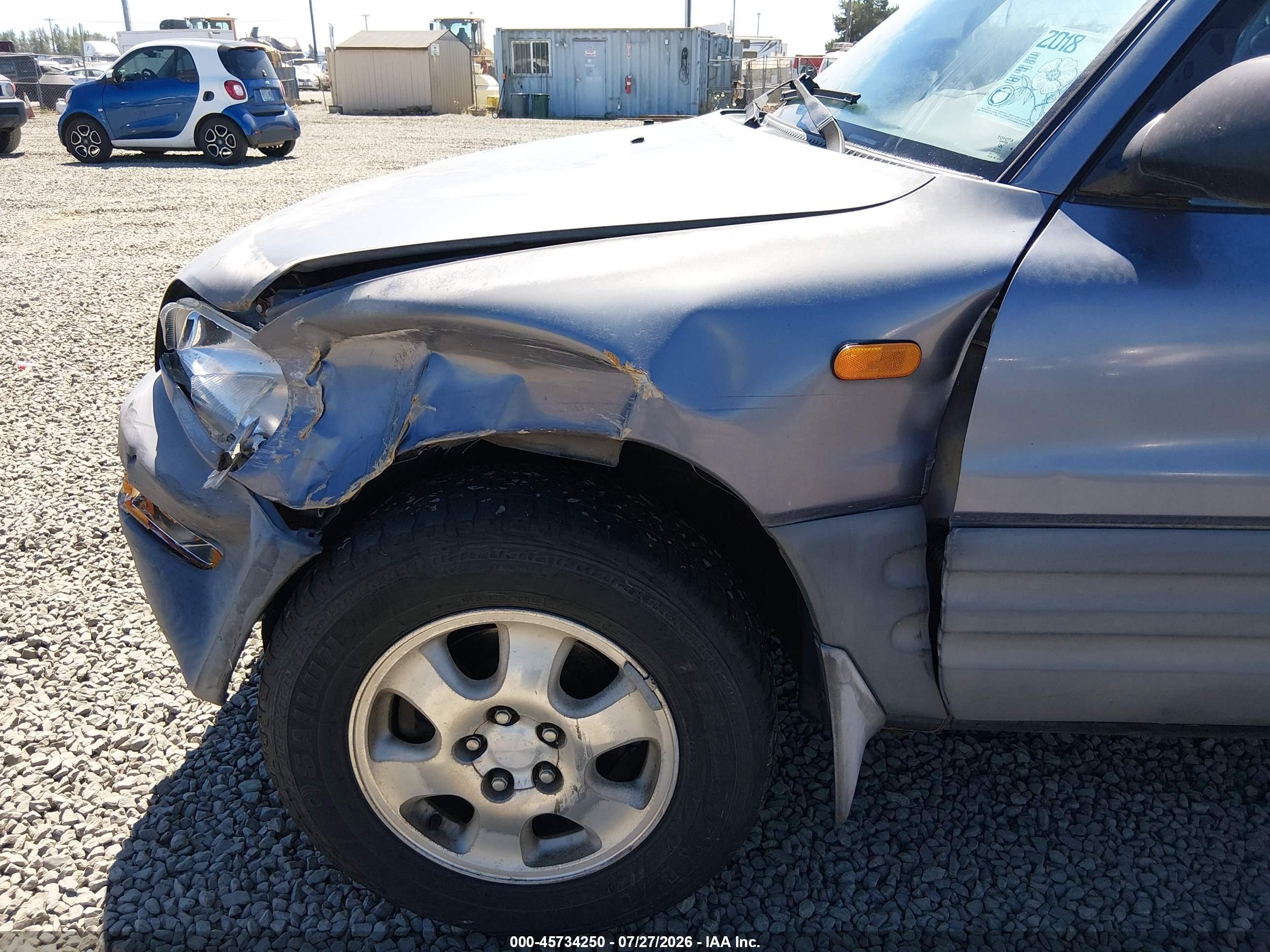 1997 Toyota Rav4   Blue vin: JT3HP10V2V7034590