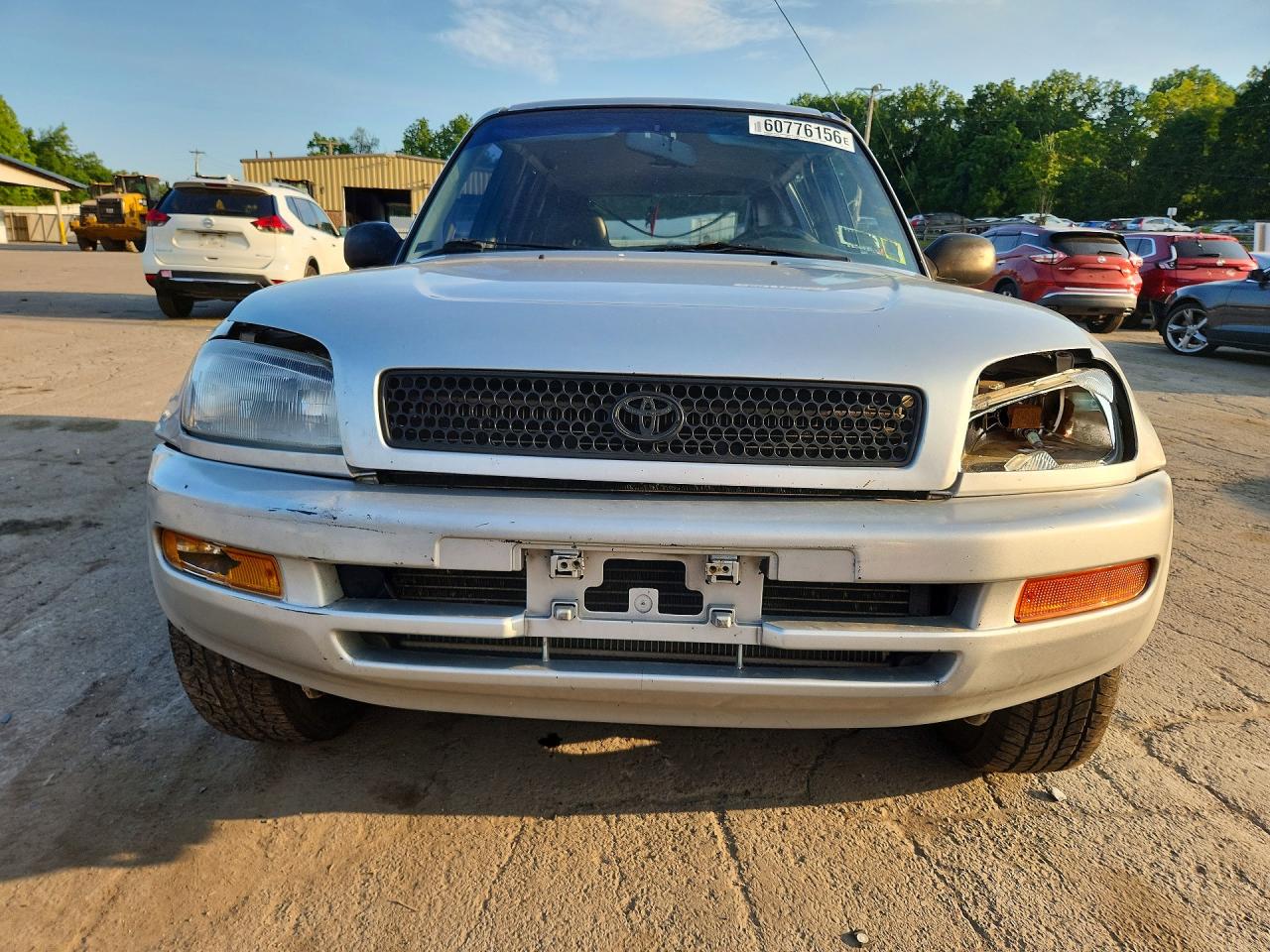 1997 Toyota Rav4 Base Silver vin: JT3HP10V2V7036761