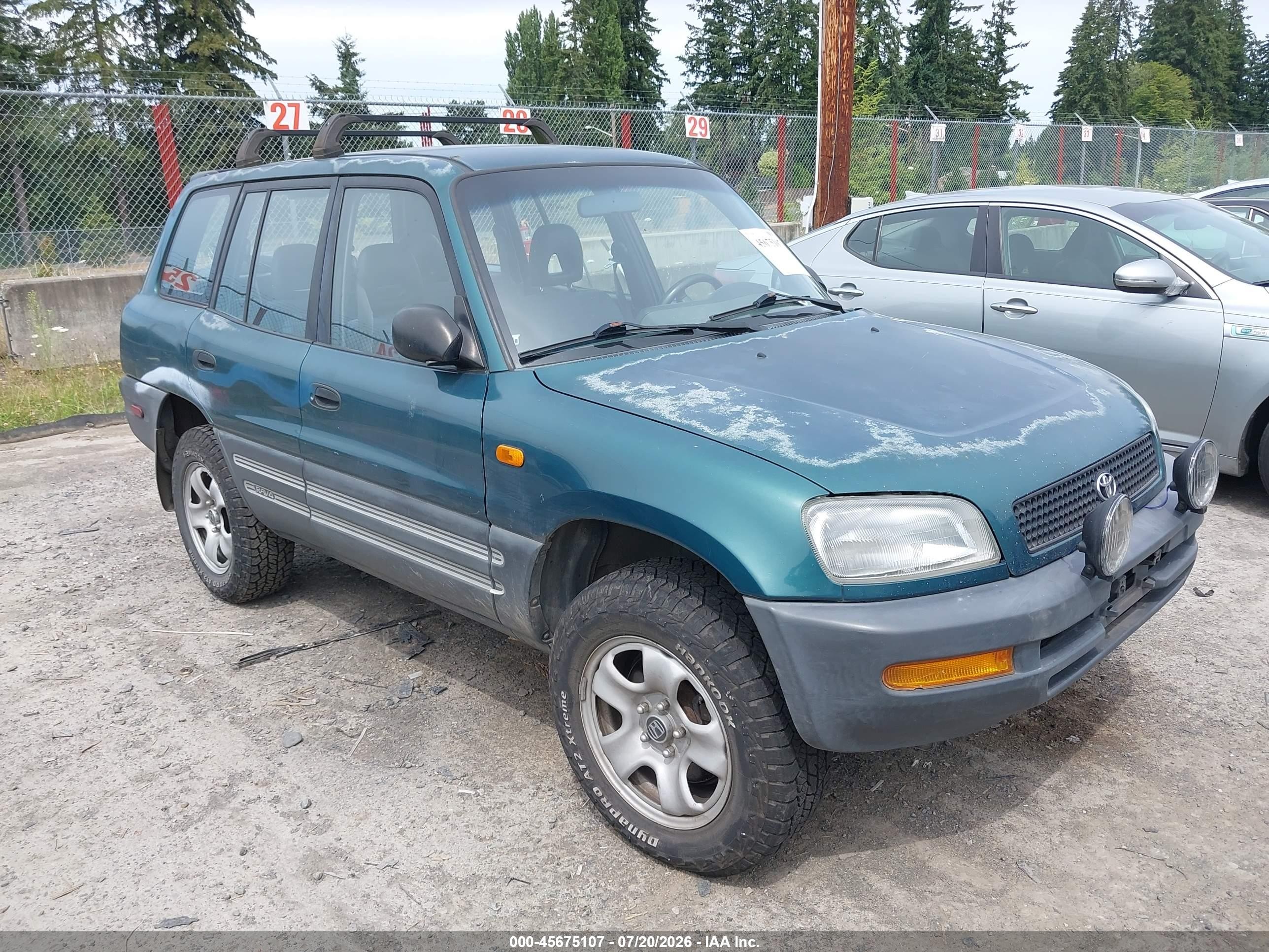 1997 Toyota Rav4   Green vin: JT3HP10V2V7037246