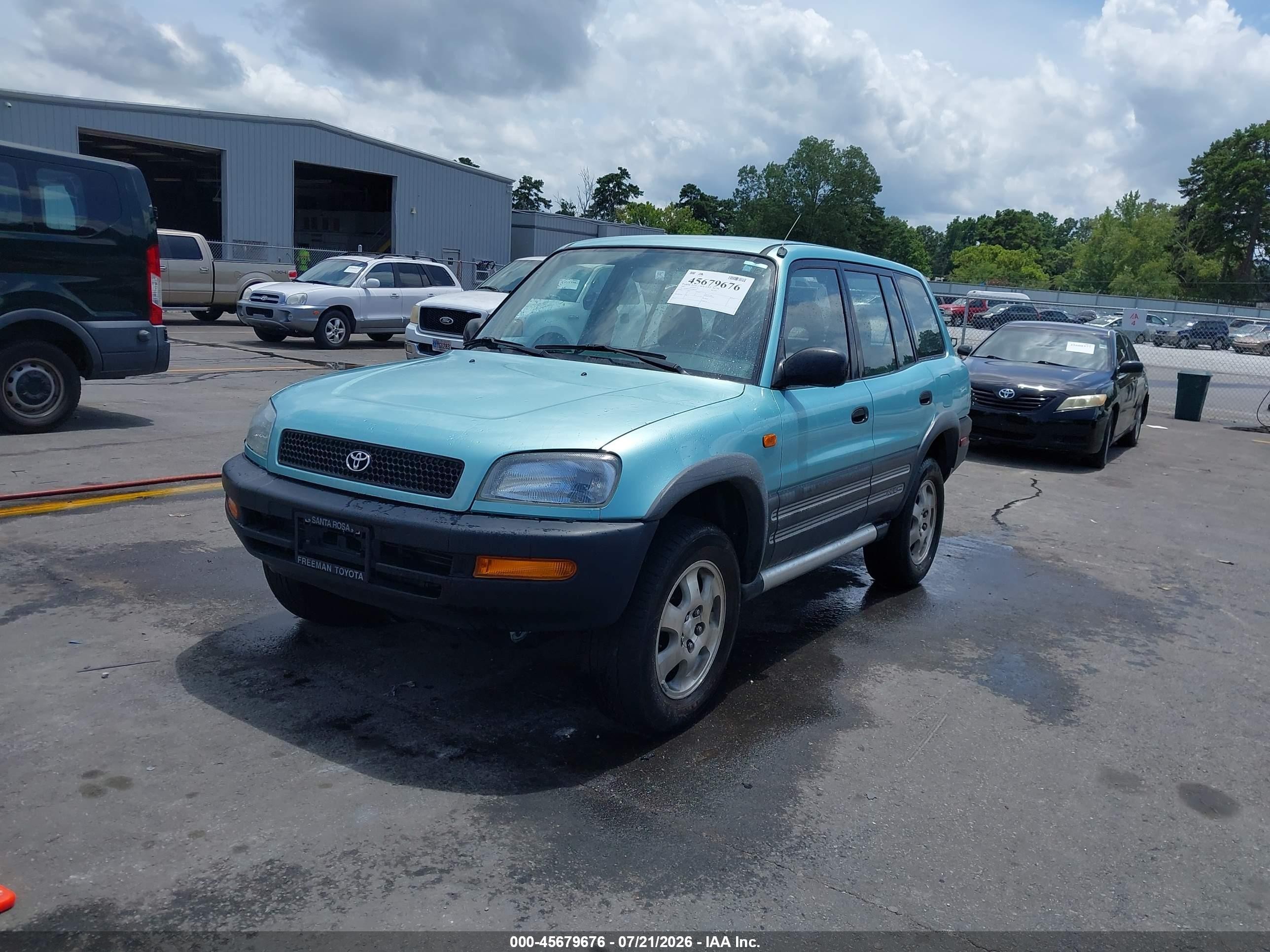 1997 Toyota Rav4   Light Blue vin: JT3HP10V2V7046299