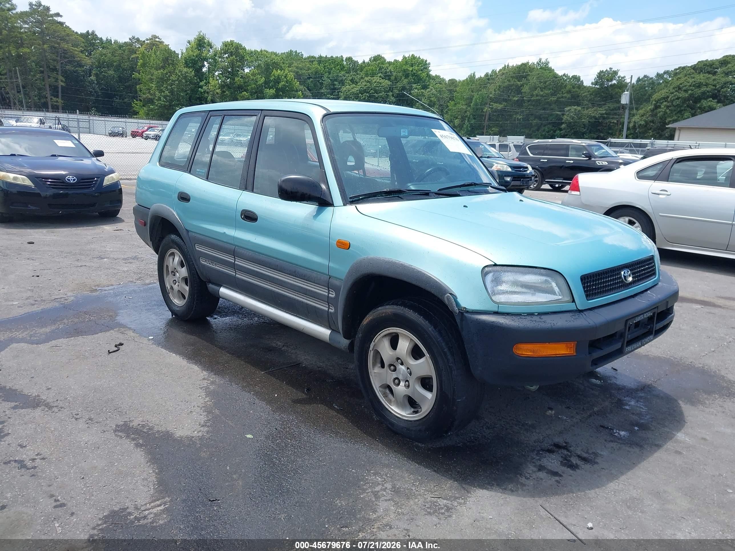 1997 Toyota Rav4   Light Blue vin: JT3HP10V2V7046299