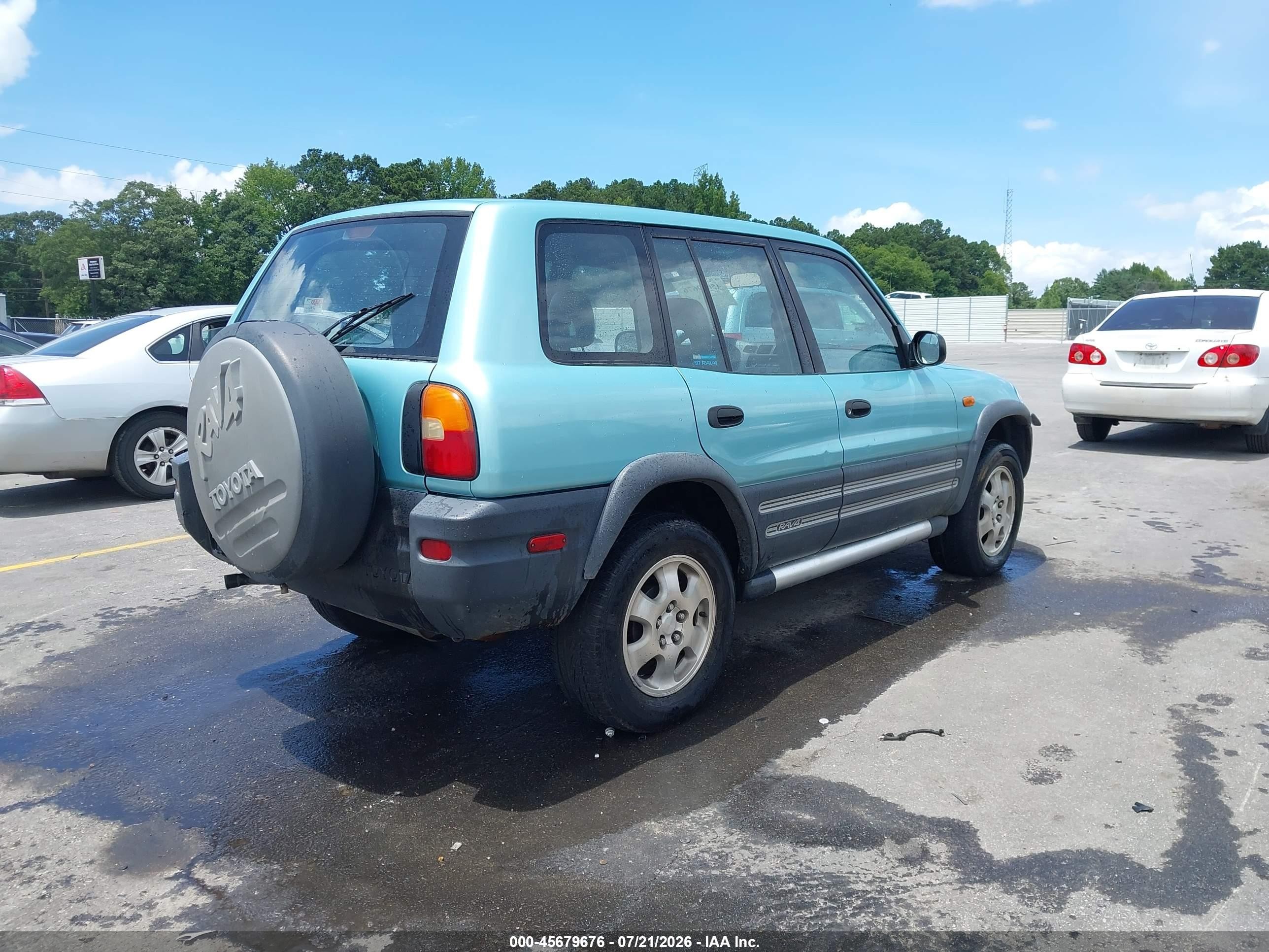 1997 Toyota Rav4   Light Blue vin: JT3HP10V2V7046299