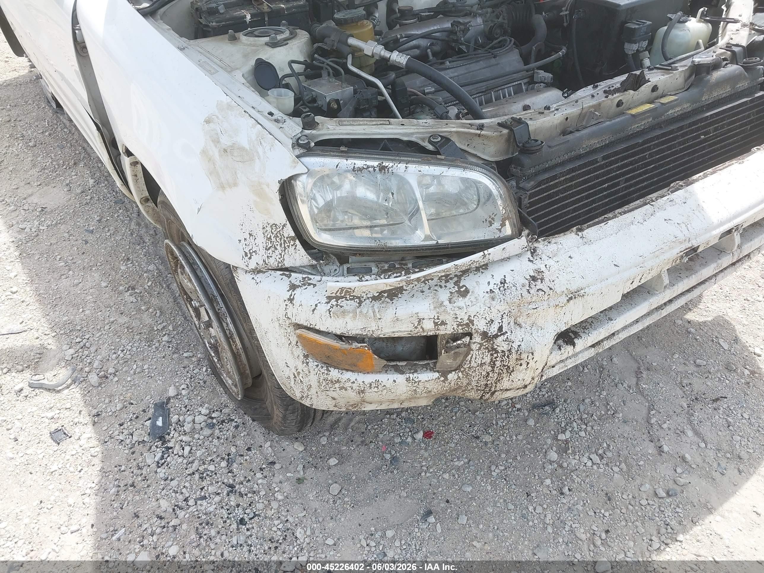 1999 Toyota Rav4   White vin: JT3HP10V3X7140453