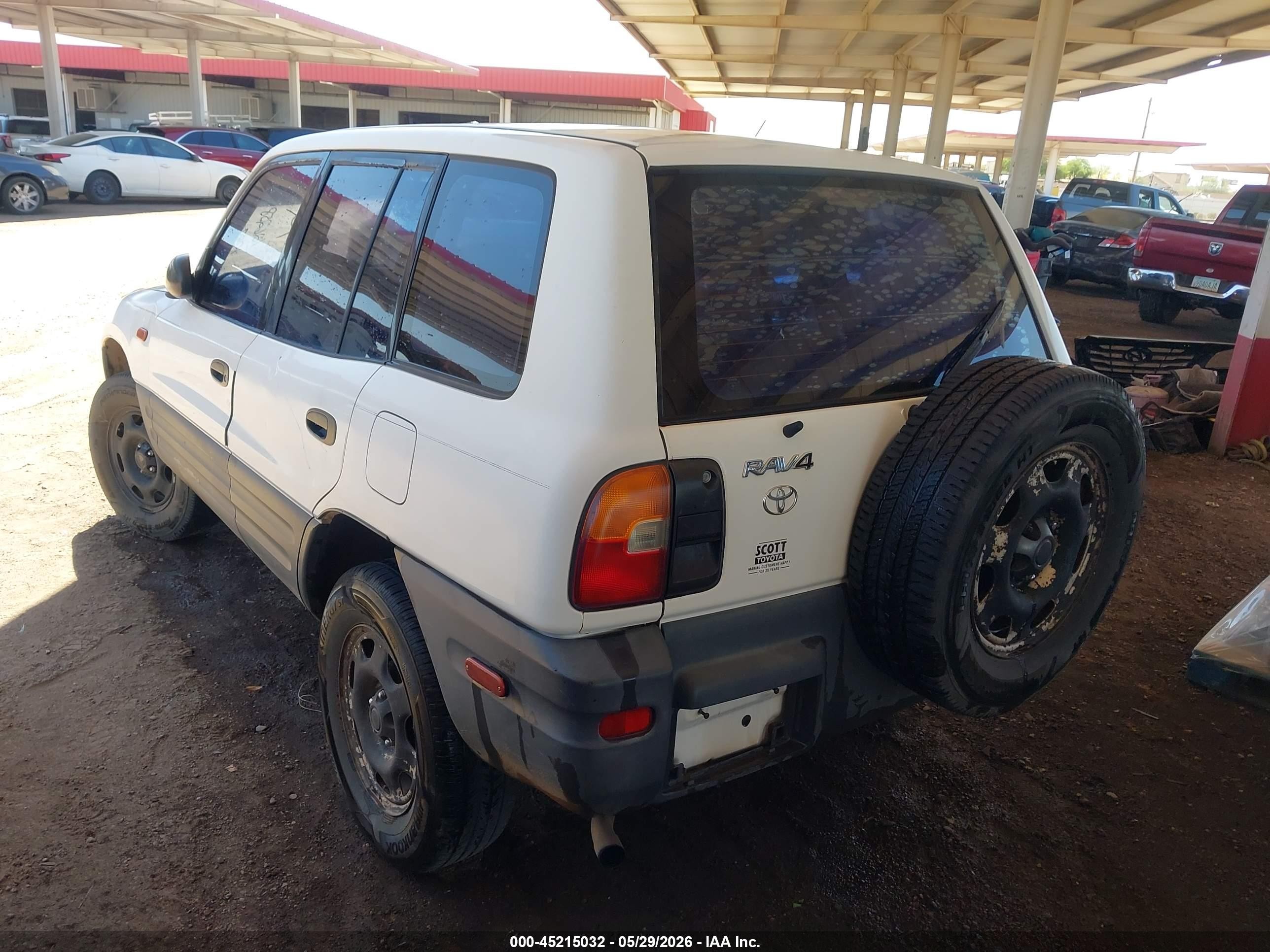 1997 Toyota Rav4   White vin: JT3HP10V4V0126258