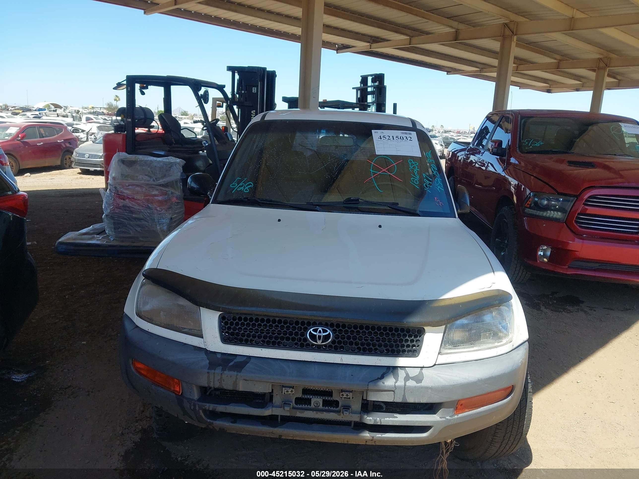 1997 Toyota Rav4   White vin: JT3HP10V4V0126258