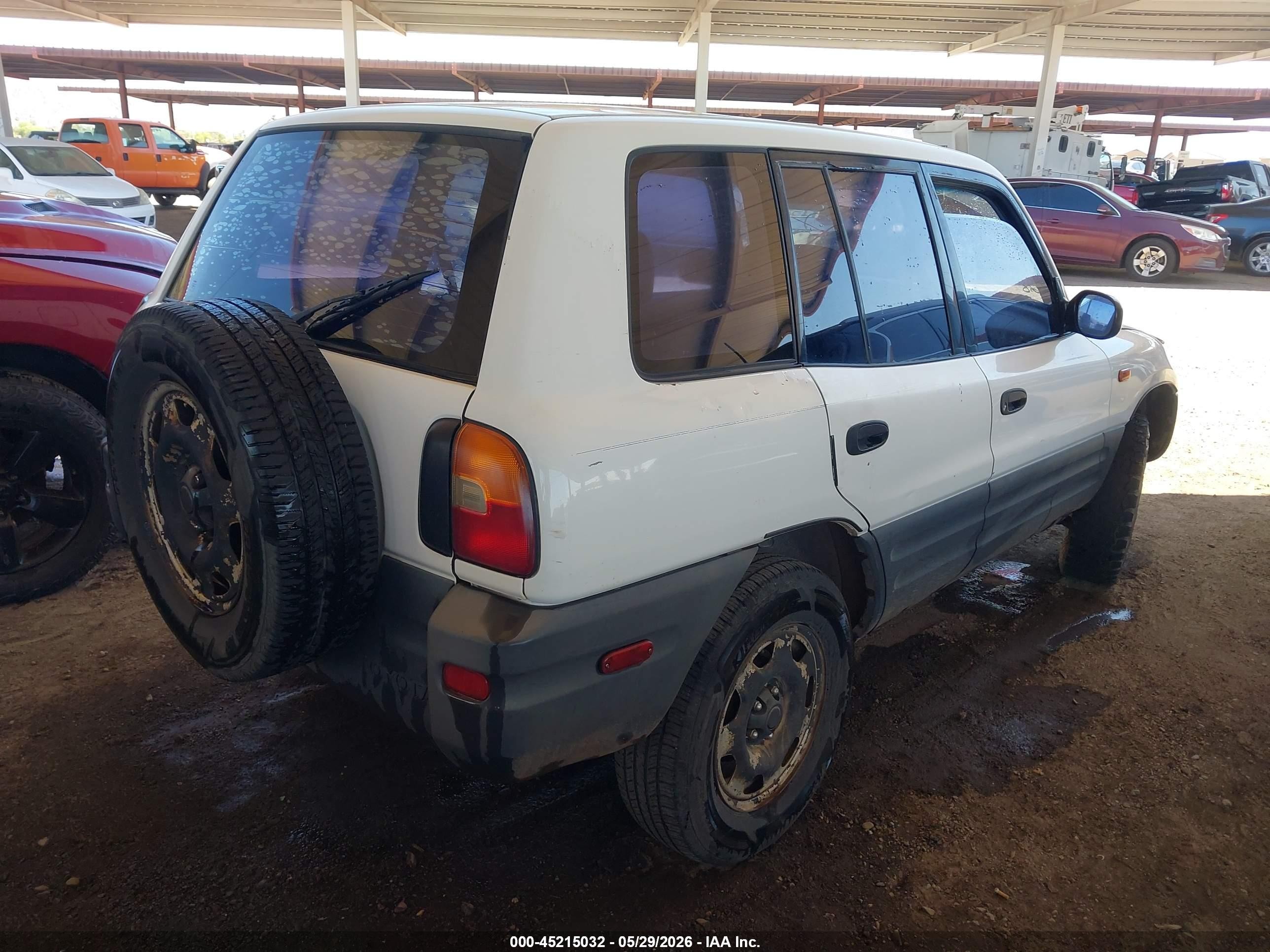 1997 Toyota Rav4   White vin: JT3HP10V4V0126258