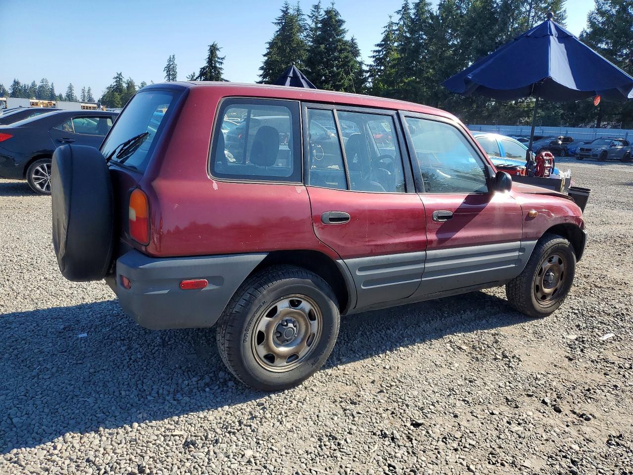 1997 Toyota Rav4 Base Maroon vin: JT3HP10V4V7066800