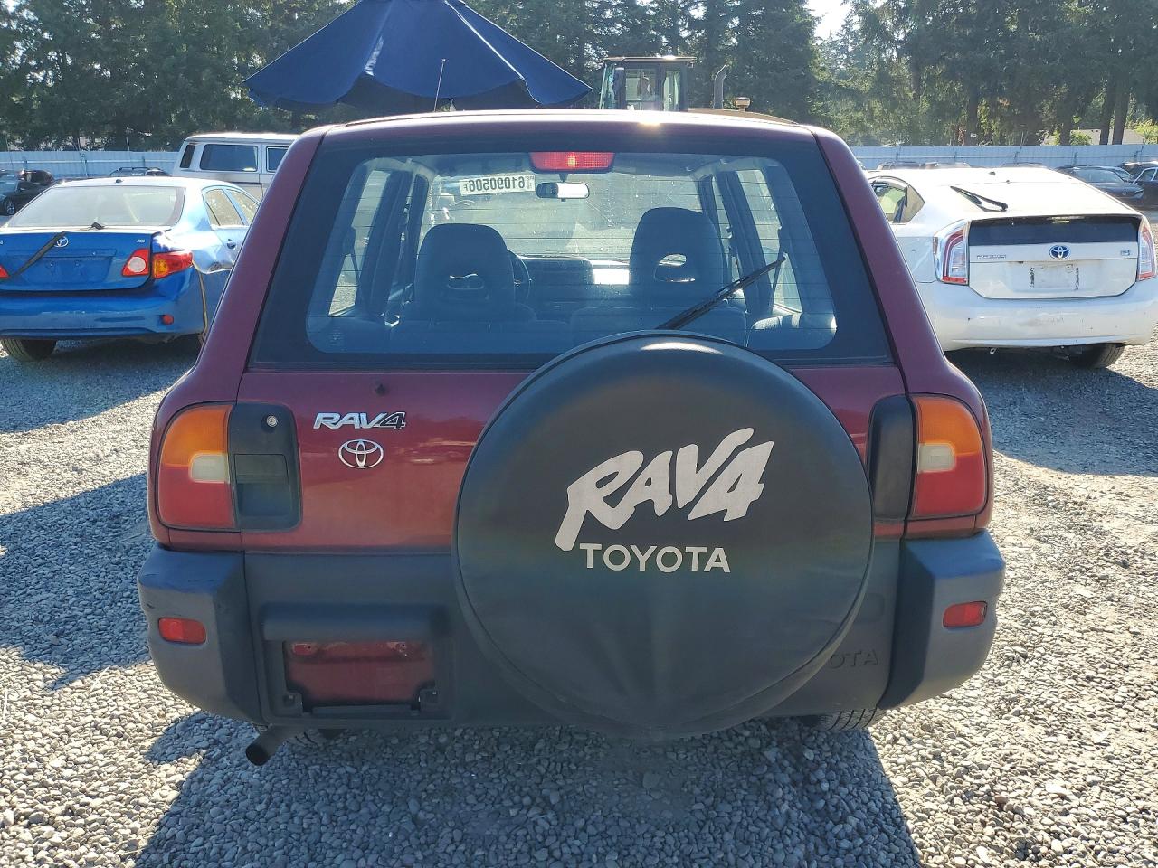 1997 Toyota Rav4 Base Maroon vin: JT3HP10V4V7066800