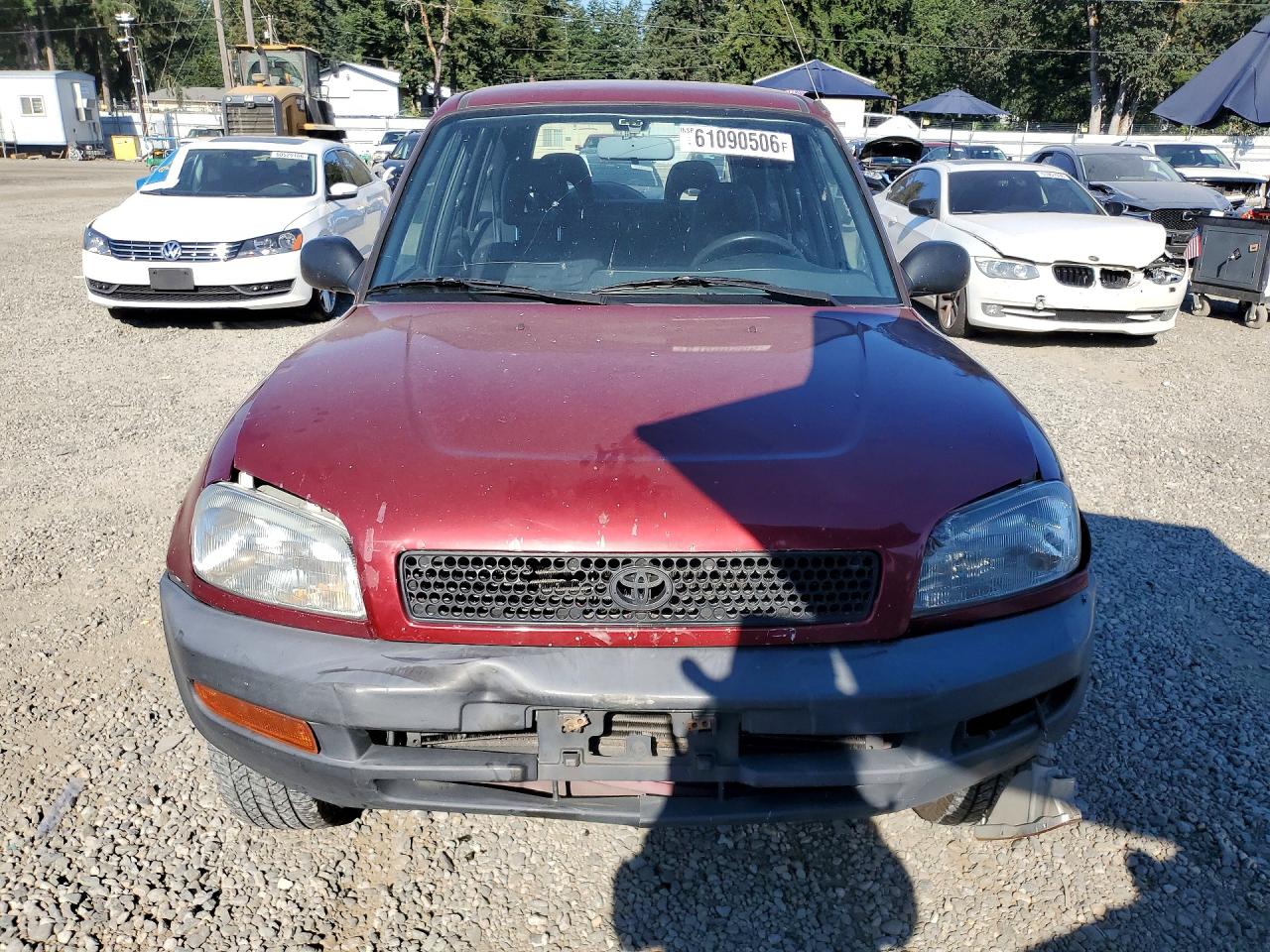 1997 Toyota Rav4 Base Maroon vin: JT3HP10V4V7066800