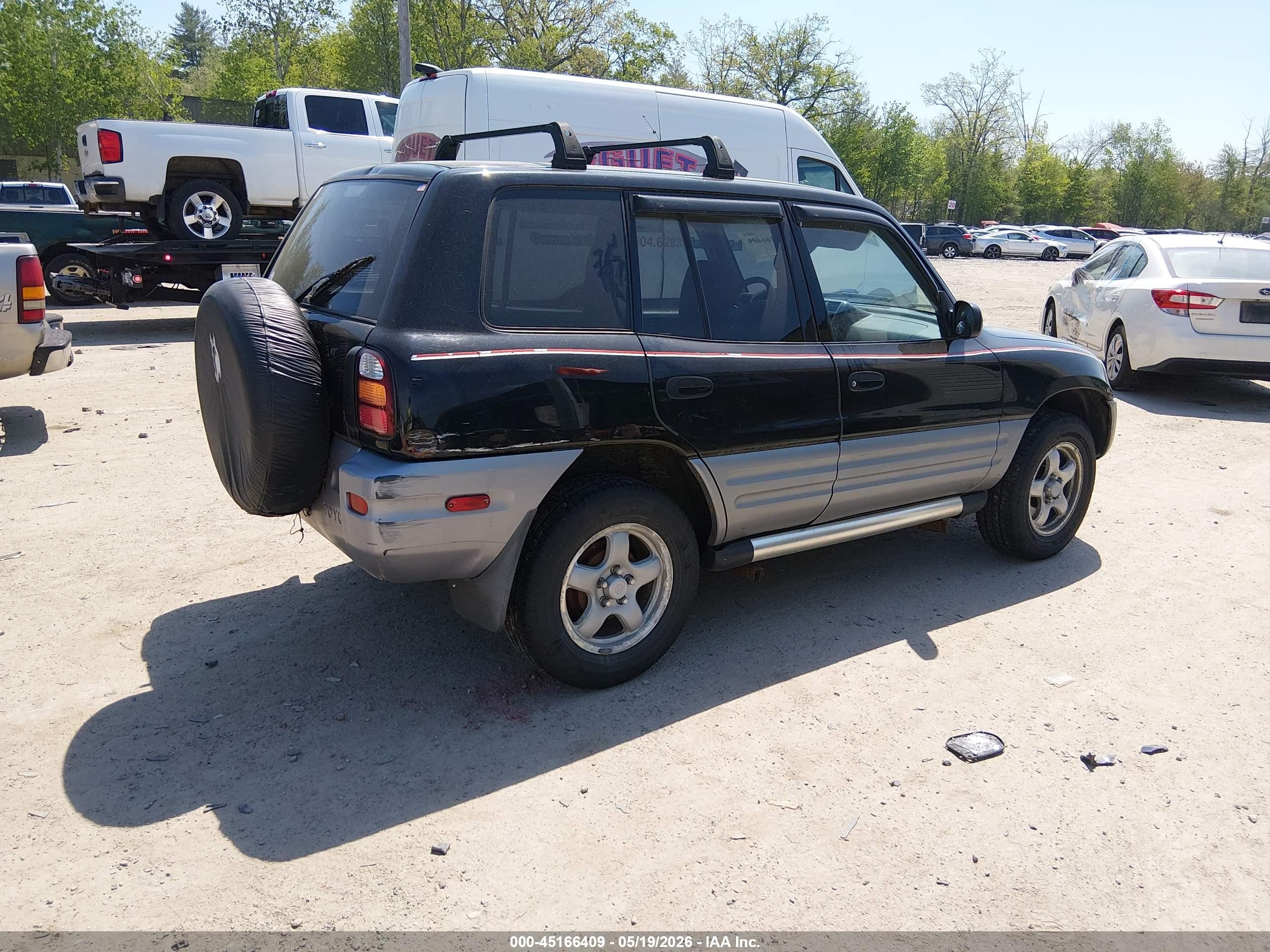 1998 Toyota Rav4 Черный vin: JT3HP10V4W7093495