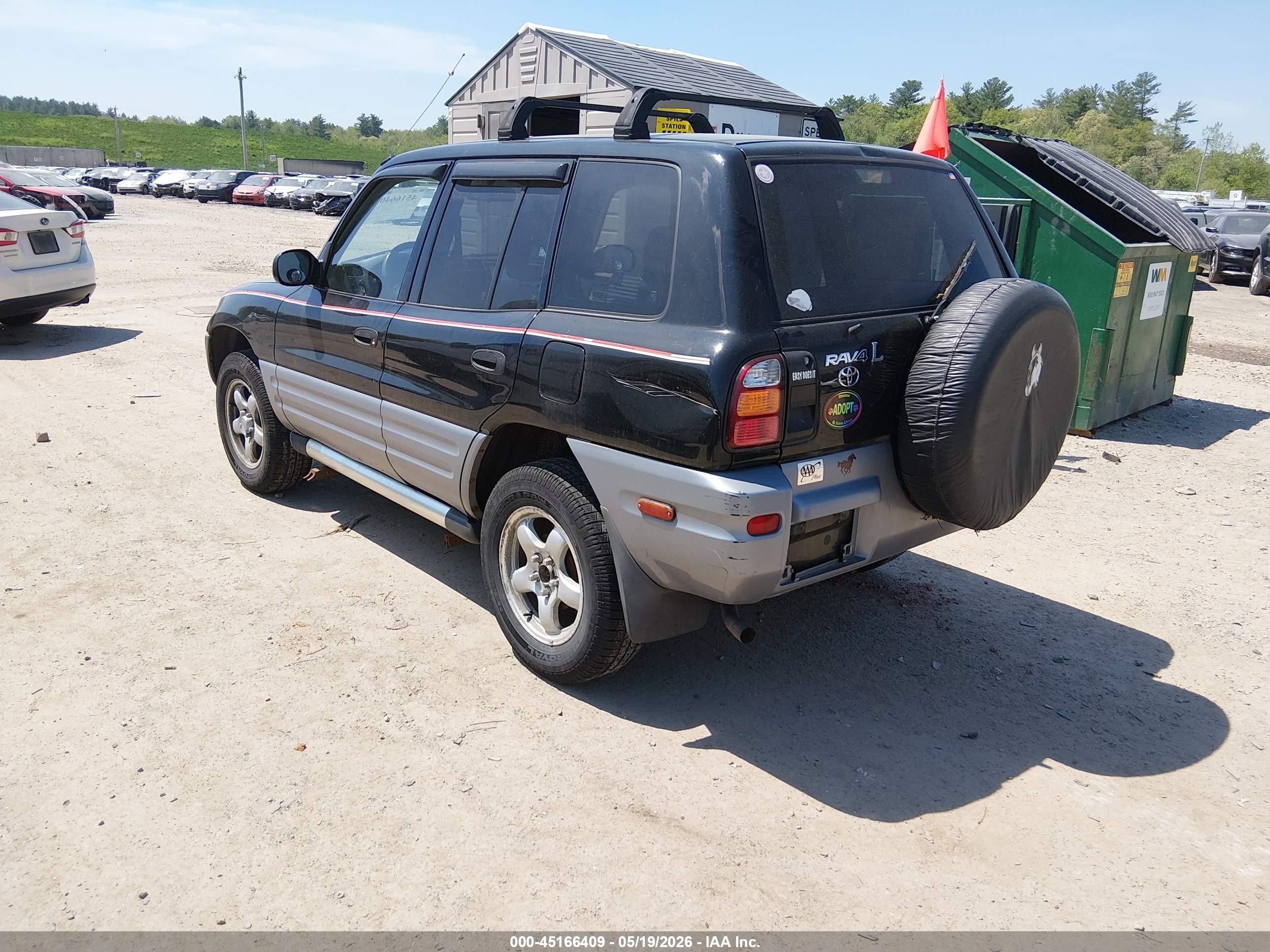 1998 Toyota Rav4 Черный vin: JT3HP10V4W7093495