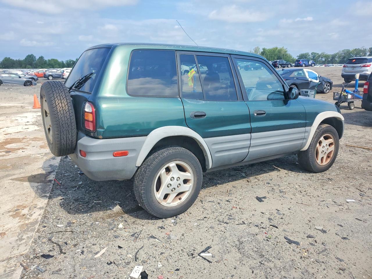 1999 Toyota Rav4 Base Green vin: JT3HP10V4X7126951