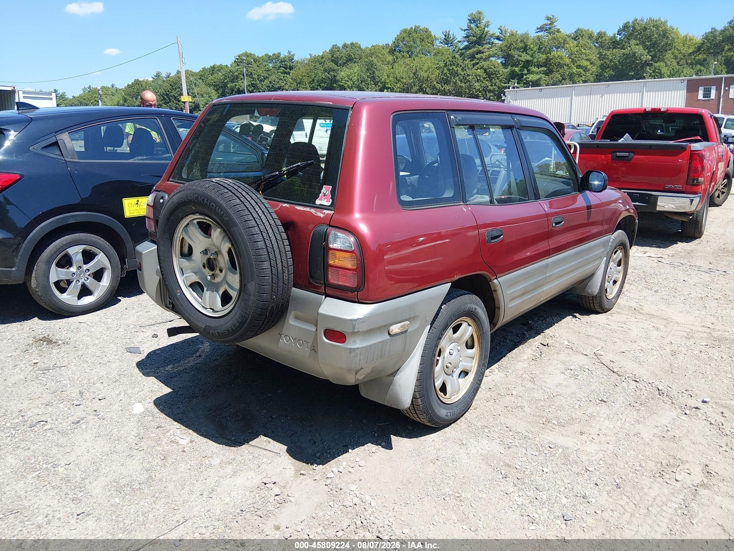 2000 Toyota Rav4   Maroon vin: JT3HP10V4Y0234593