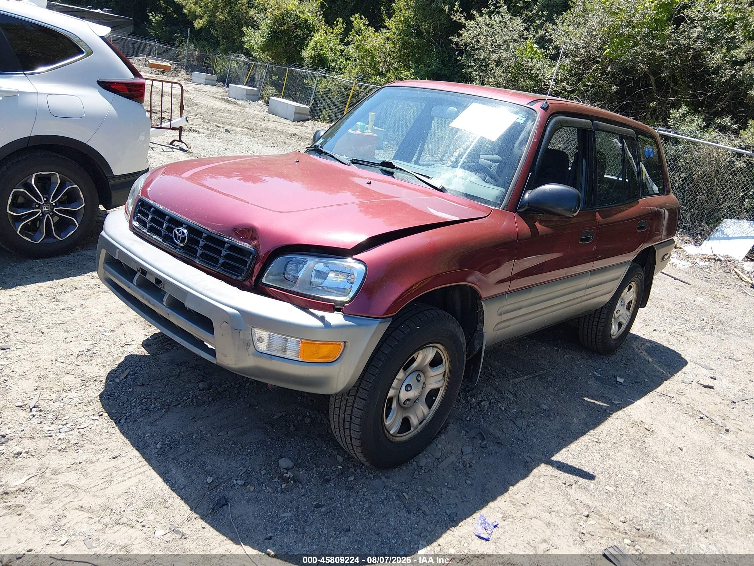 2000 Toyota Rav4   Maroon vin: JT3HP10V4Y0234593