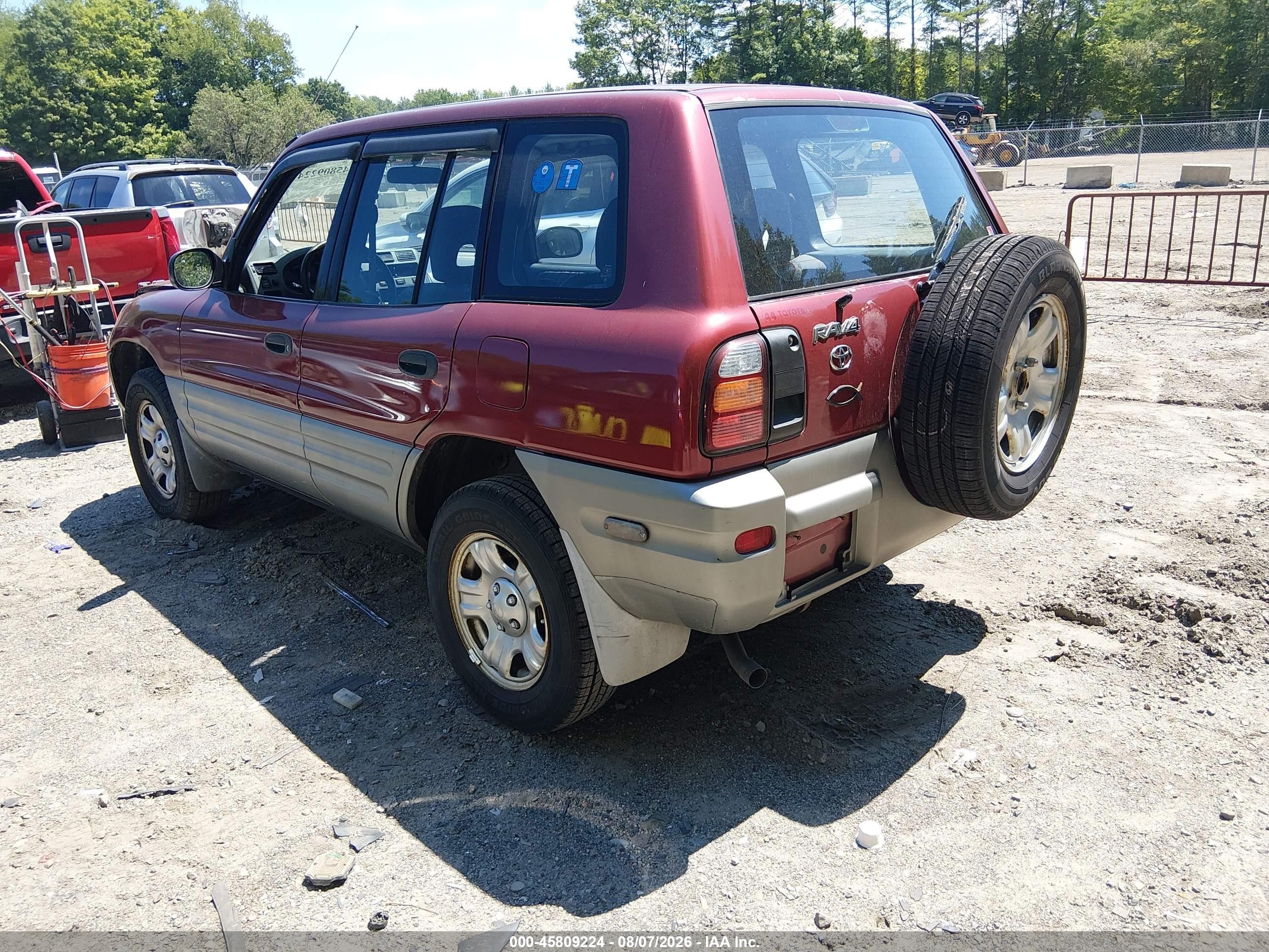 2000 Toyota Rav4   Maroon vin: JT3HP10V4Y0234593