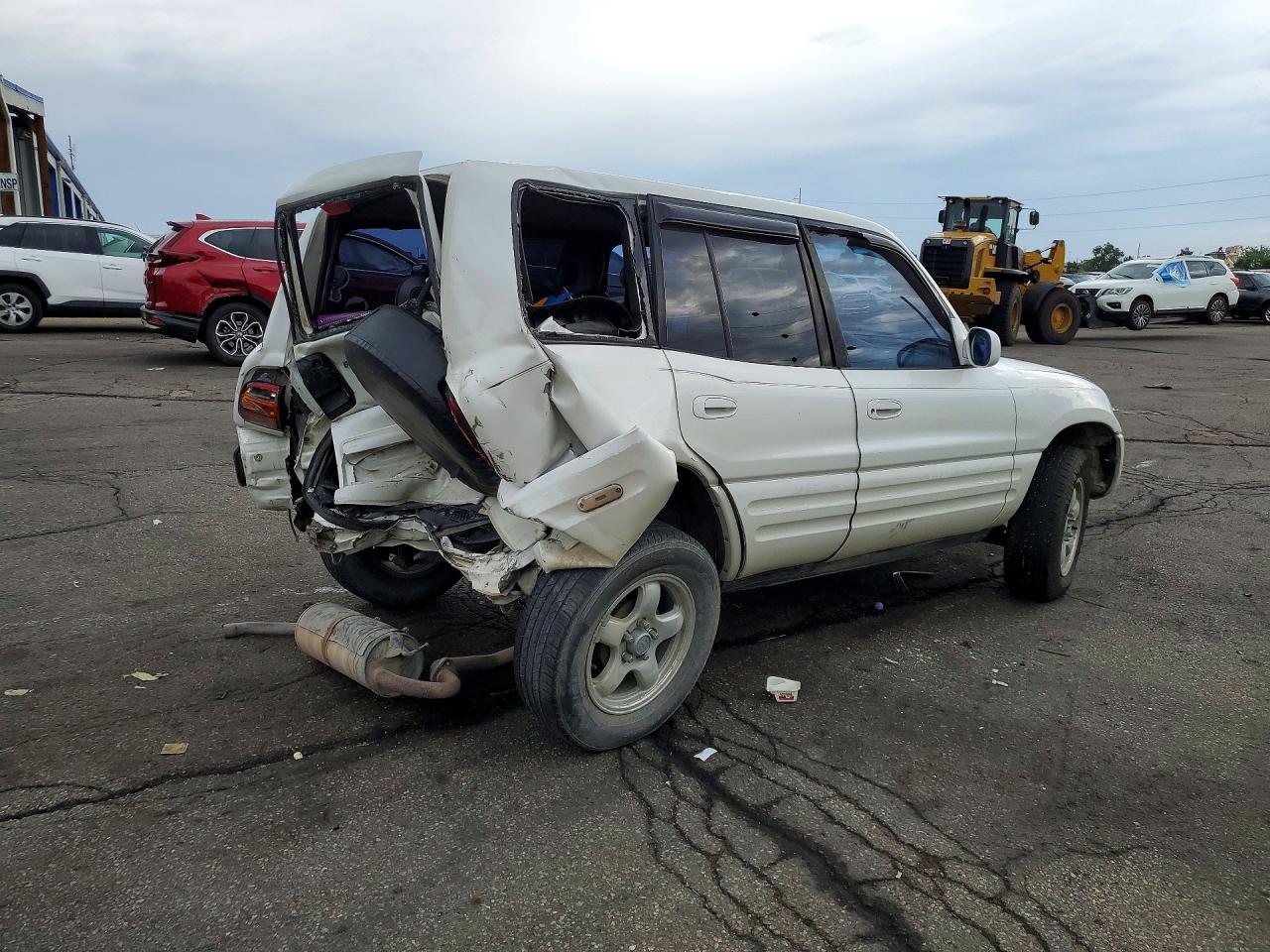 2000 Toyota Rav4 Base White vin: JT3HP10V4Y7155982