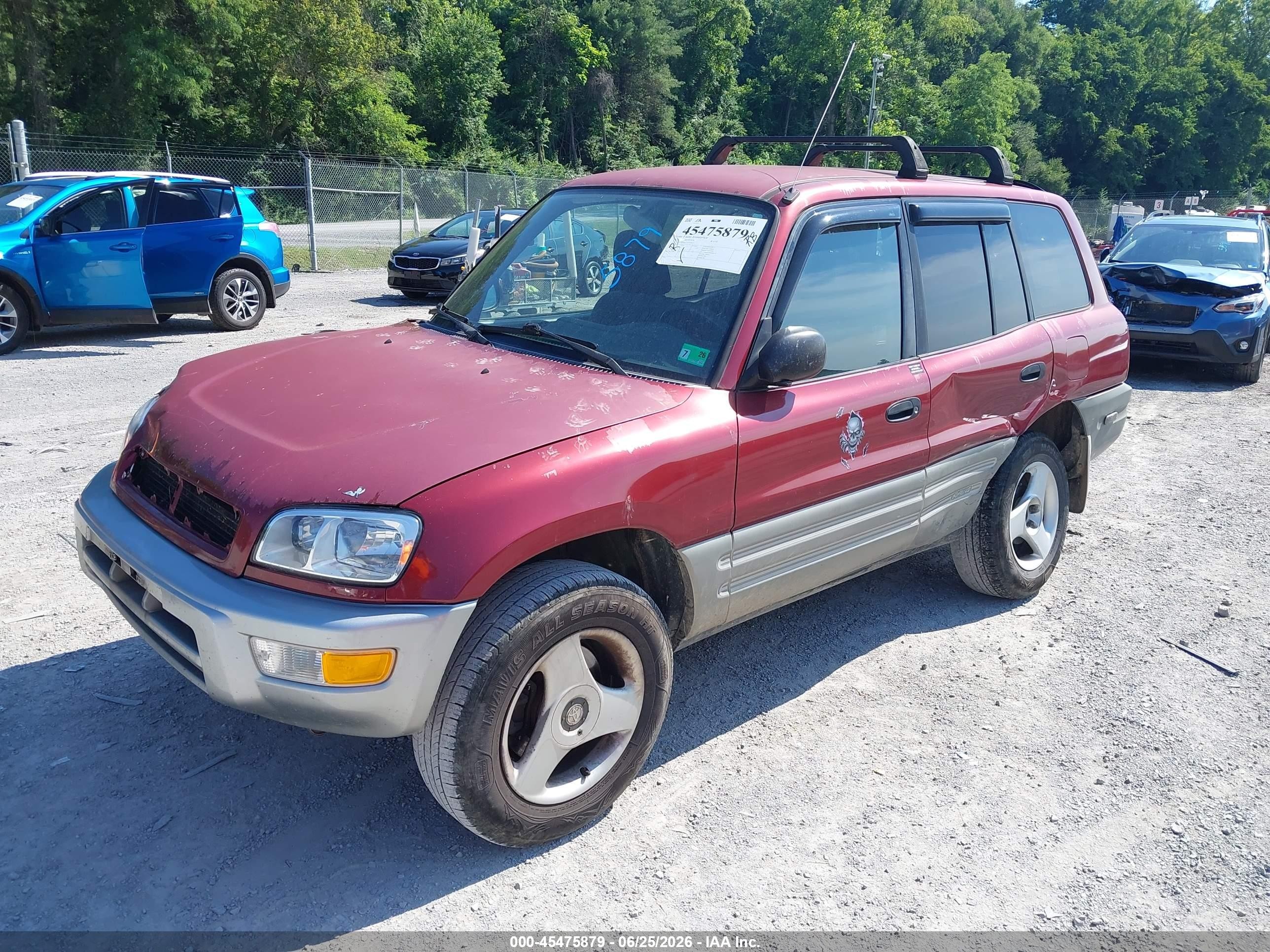 2000 Toyota Rav4   Burgundy vin: JT3HP10V4Y7159787
