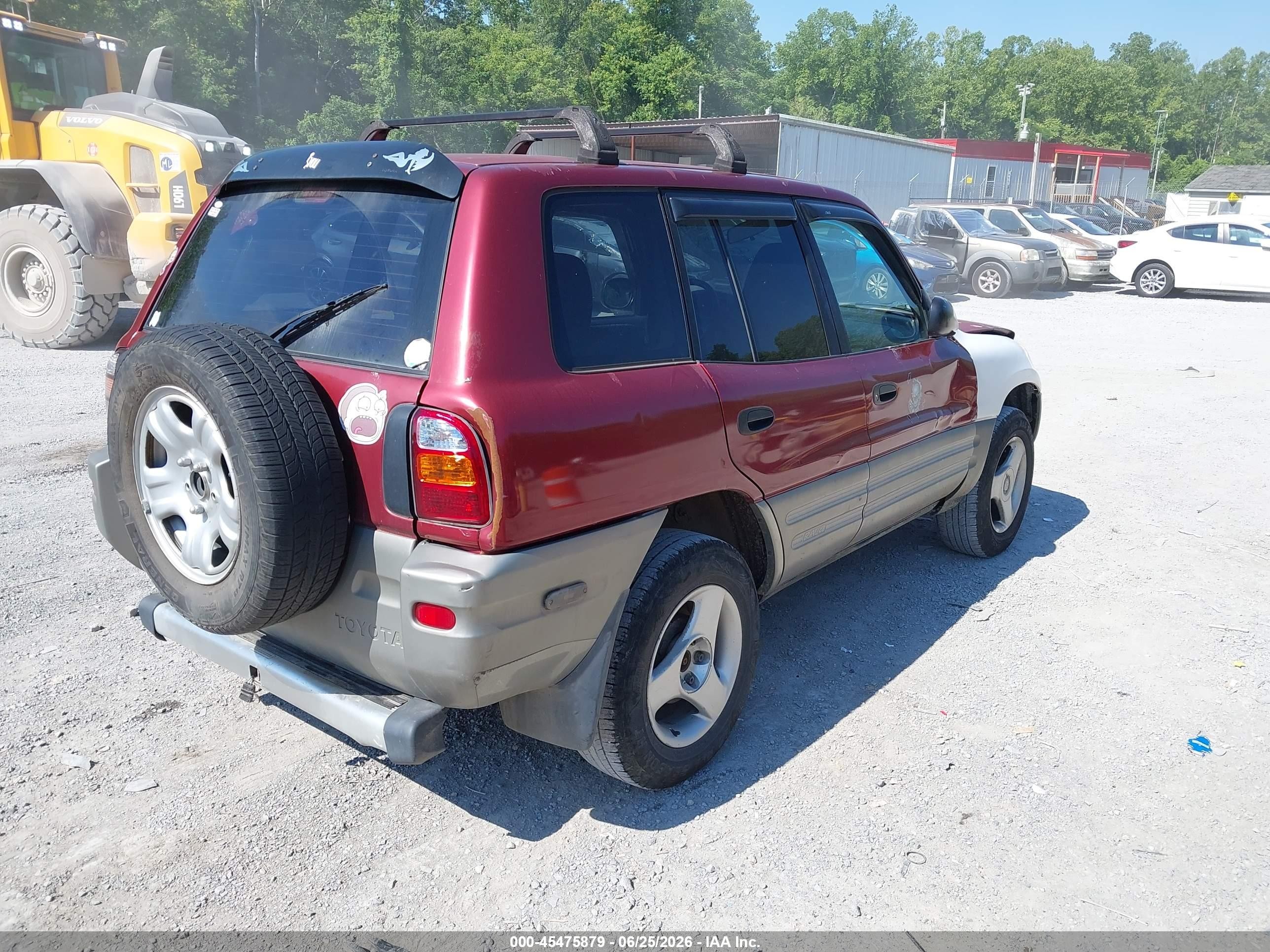 2000 Toyota Rav4   Burgundy vin: JT3HP10V4Y7159787