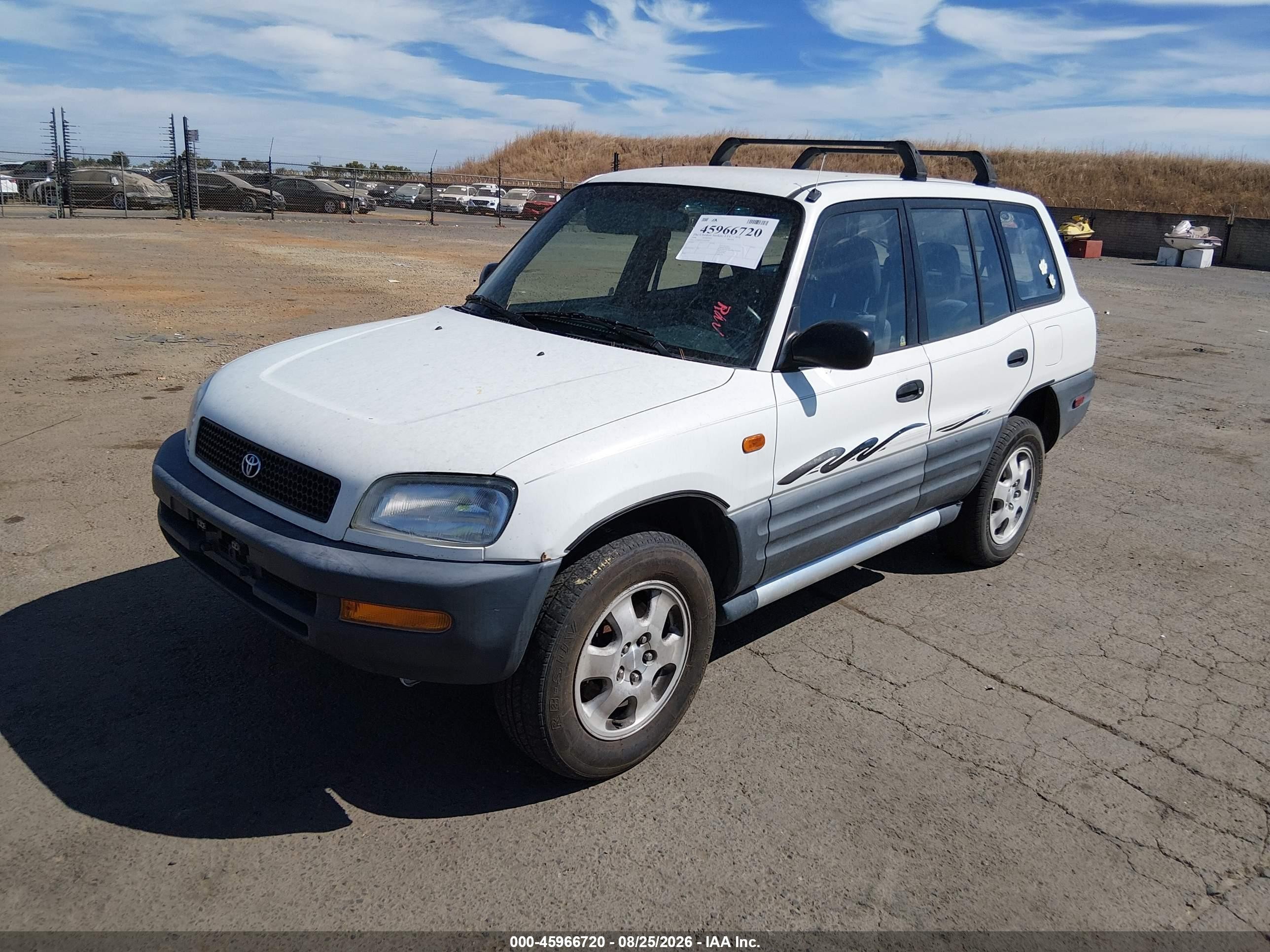 1996 Toyota Rav4   White vin: JT3HP10V5T0094207