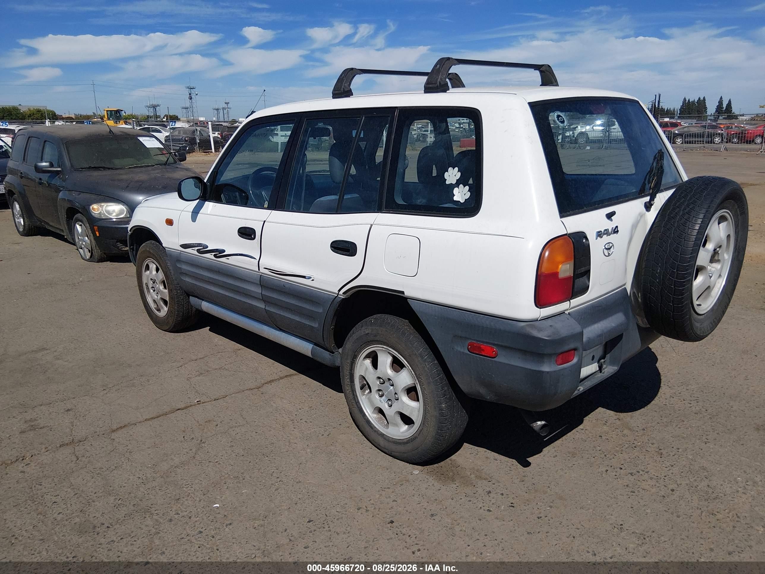 1996 Toyota Rav4   White vin: JT3HP10V5T0094207