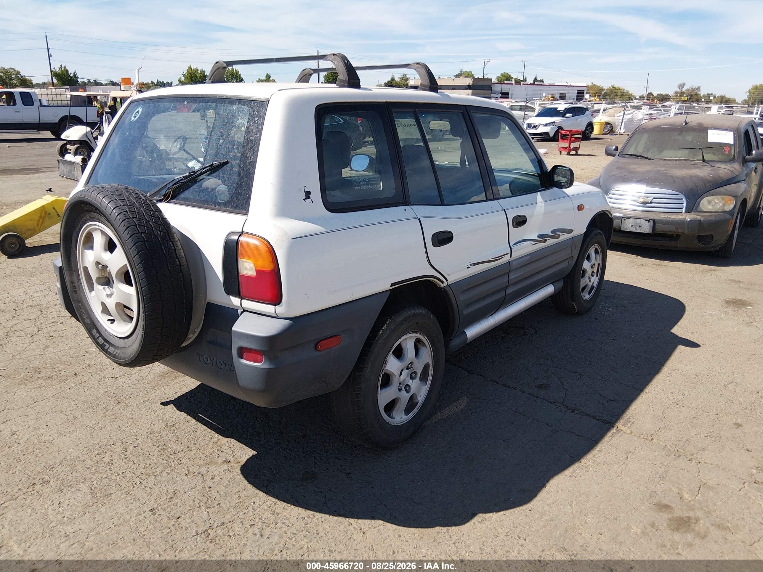 1996 Toyota Rav4   White vin: JT3HP10V5T0094207