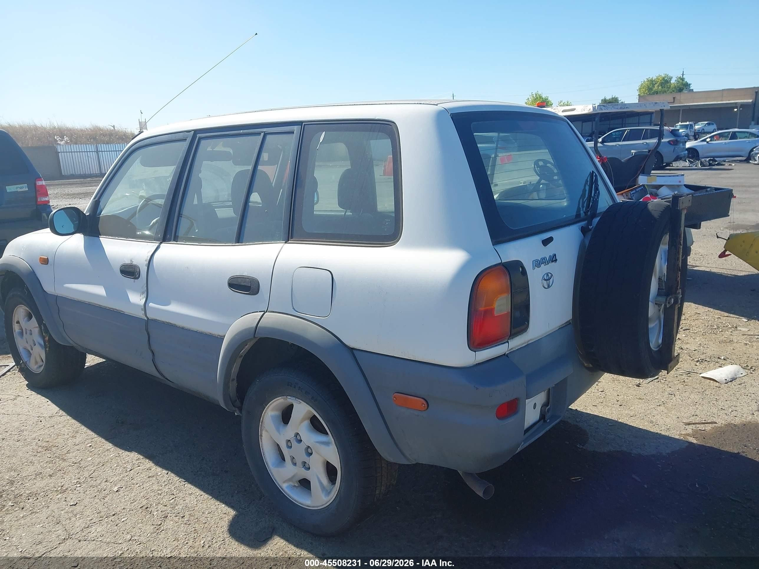 1997 Toyota Rav4   White vin: JT3HP10V5V0118265