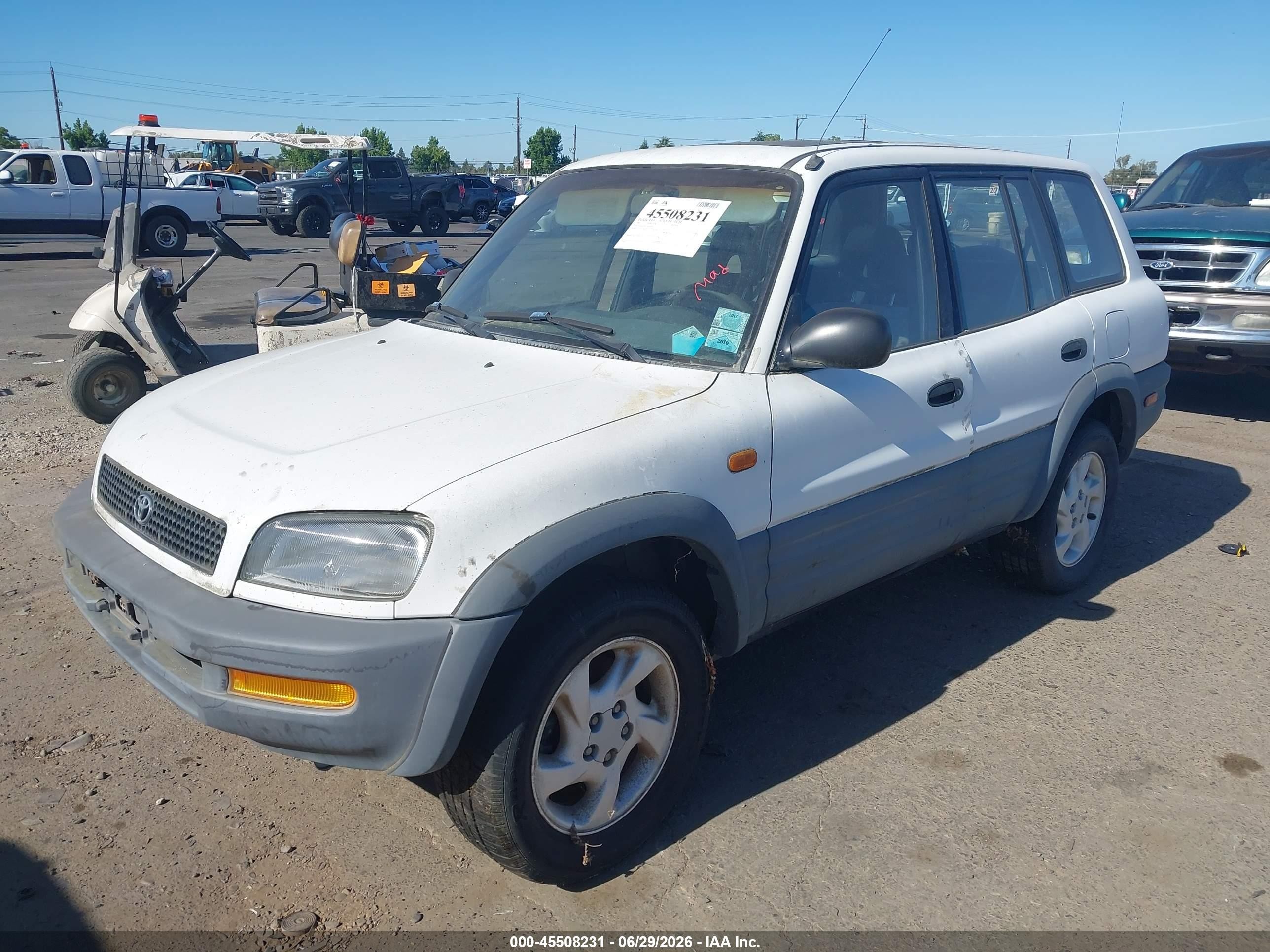 1997 Toyota Rav4   White vin: JT3HP10V5V0118265