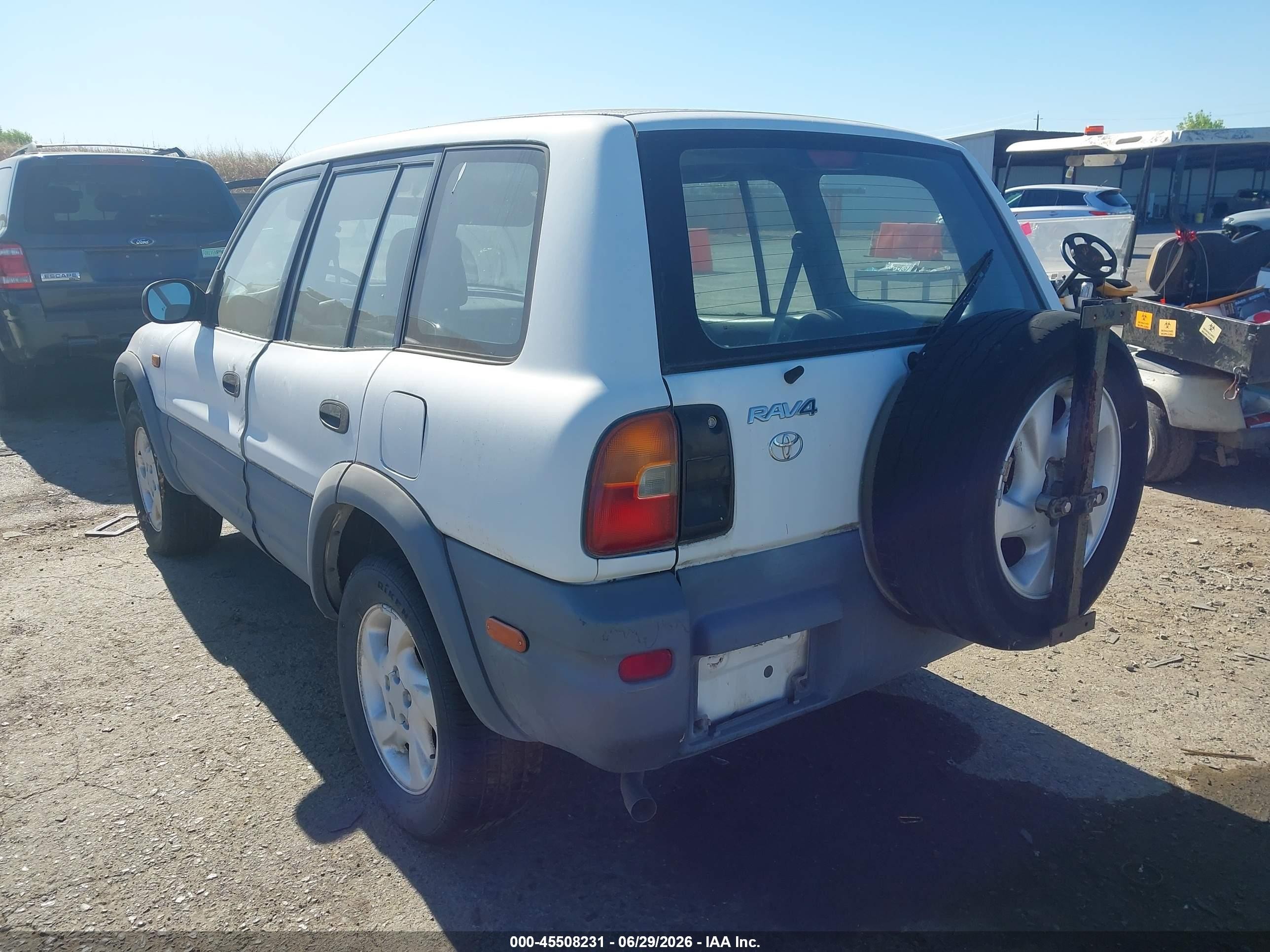 1997 Toyota Rav4   White vin: JT3HP10V5V0118265
