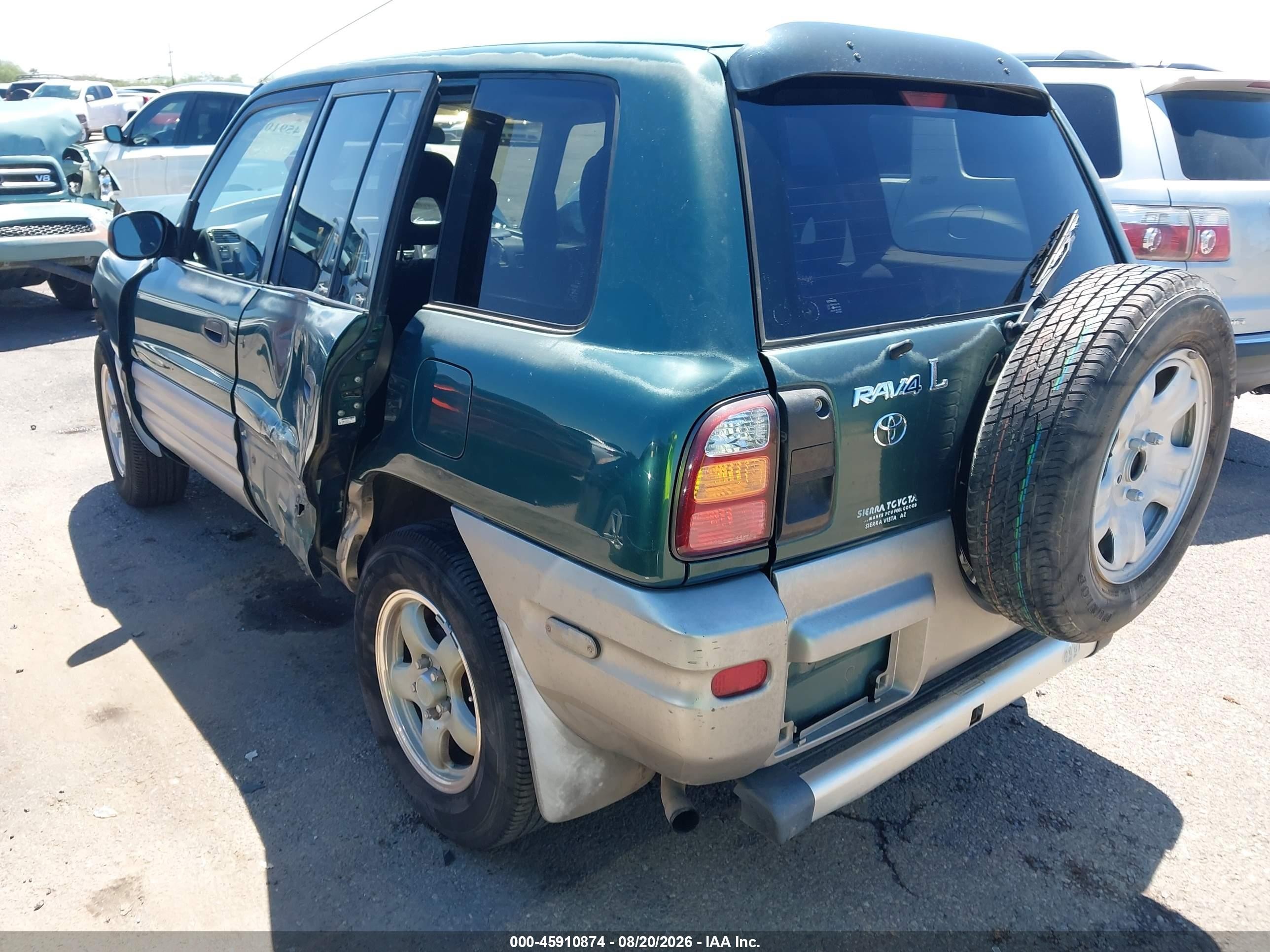 1998 Toyota Rav4   Green vin: JT3HP10V5W0188561