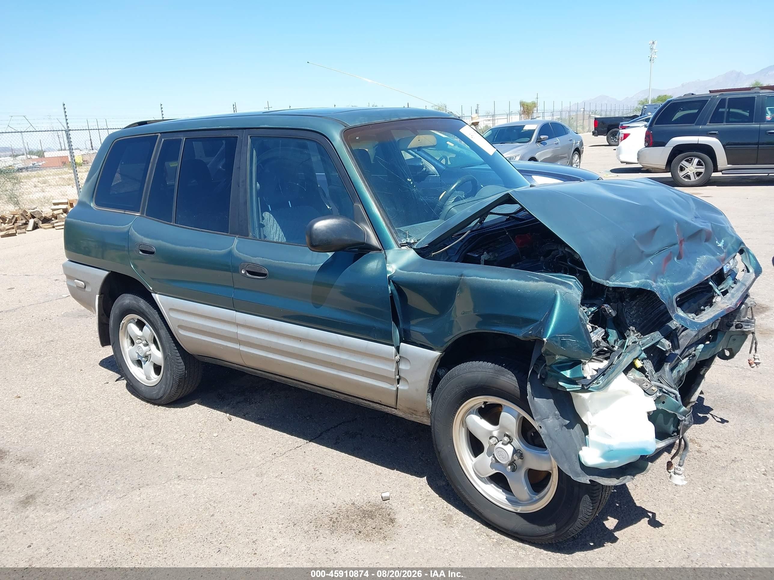 1998 Toyota Rav4   Green vin: JT3HP10V5W0188561
