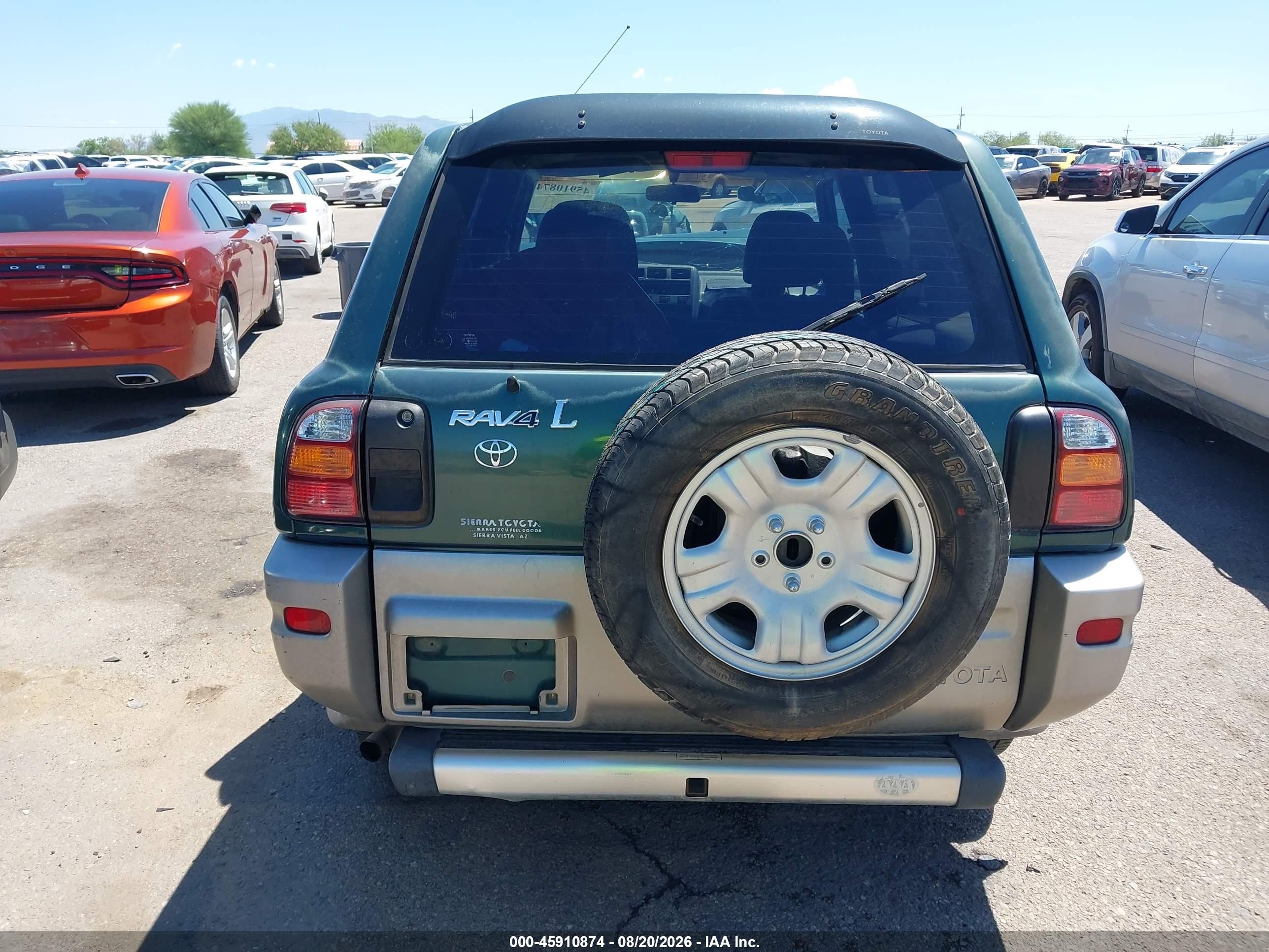 1998 Toyota Rav4   Green vin: JT3HP10V5W0188561