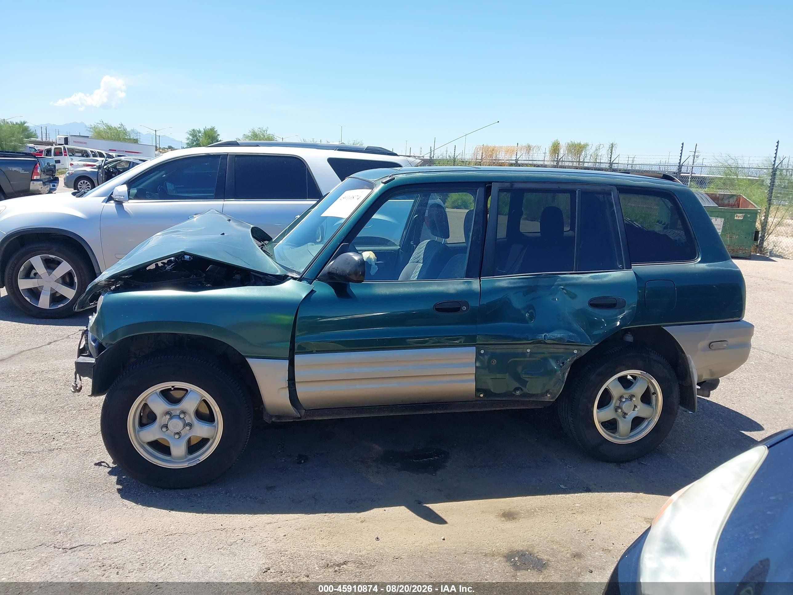 1998 Toyota Rav4   Green vin: JT3HP10V5W0188561