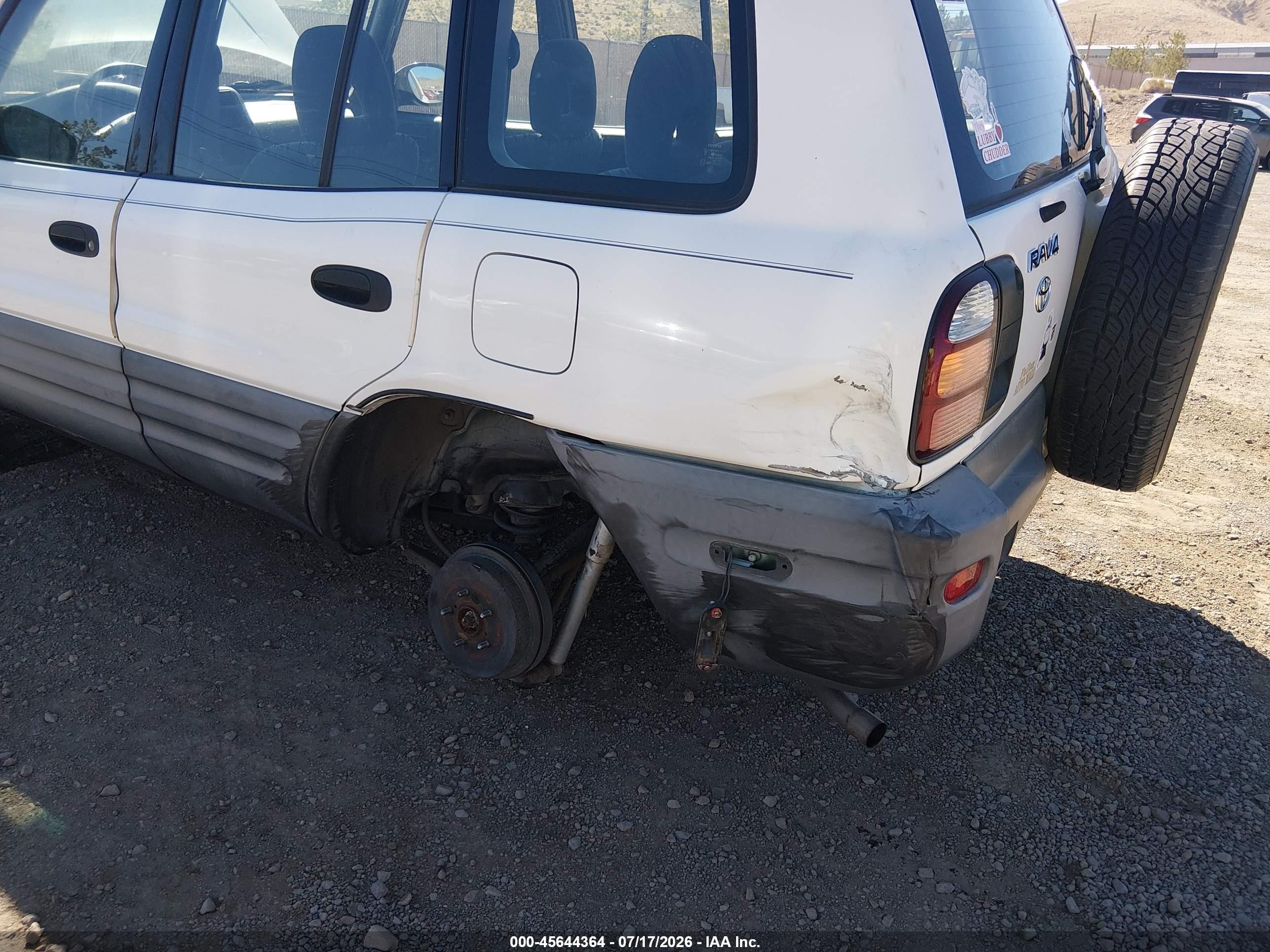1999 Toyota Rav4   Белый vin: JT3HP10V5X0213041
