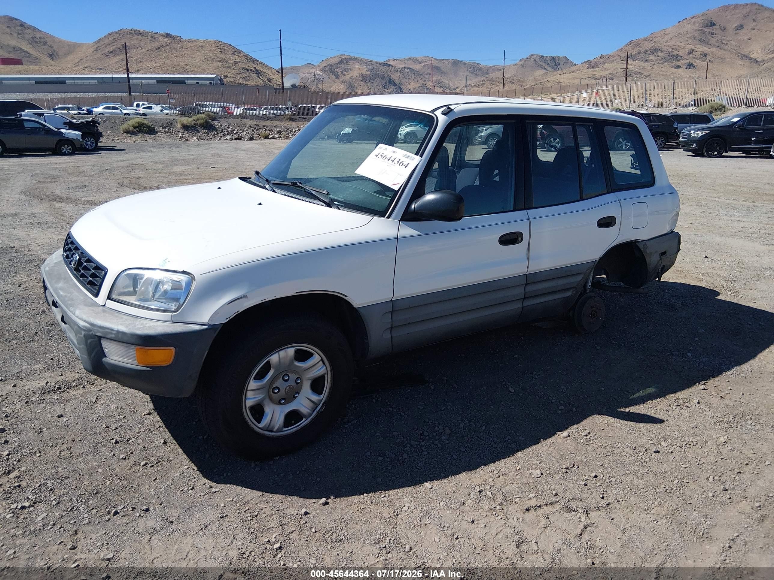 1999 Toyota Rav4   Белый vin: JT3HP10V5X0213041