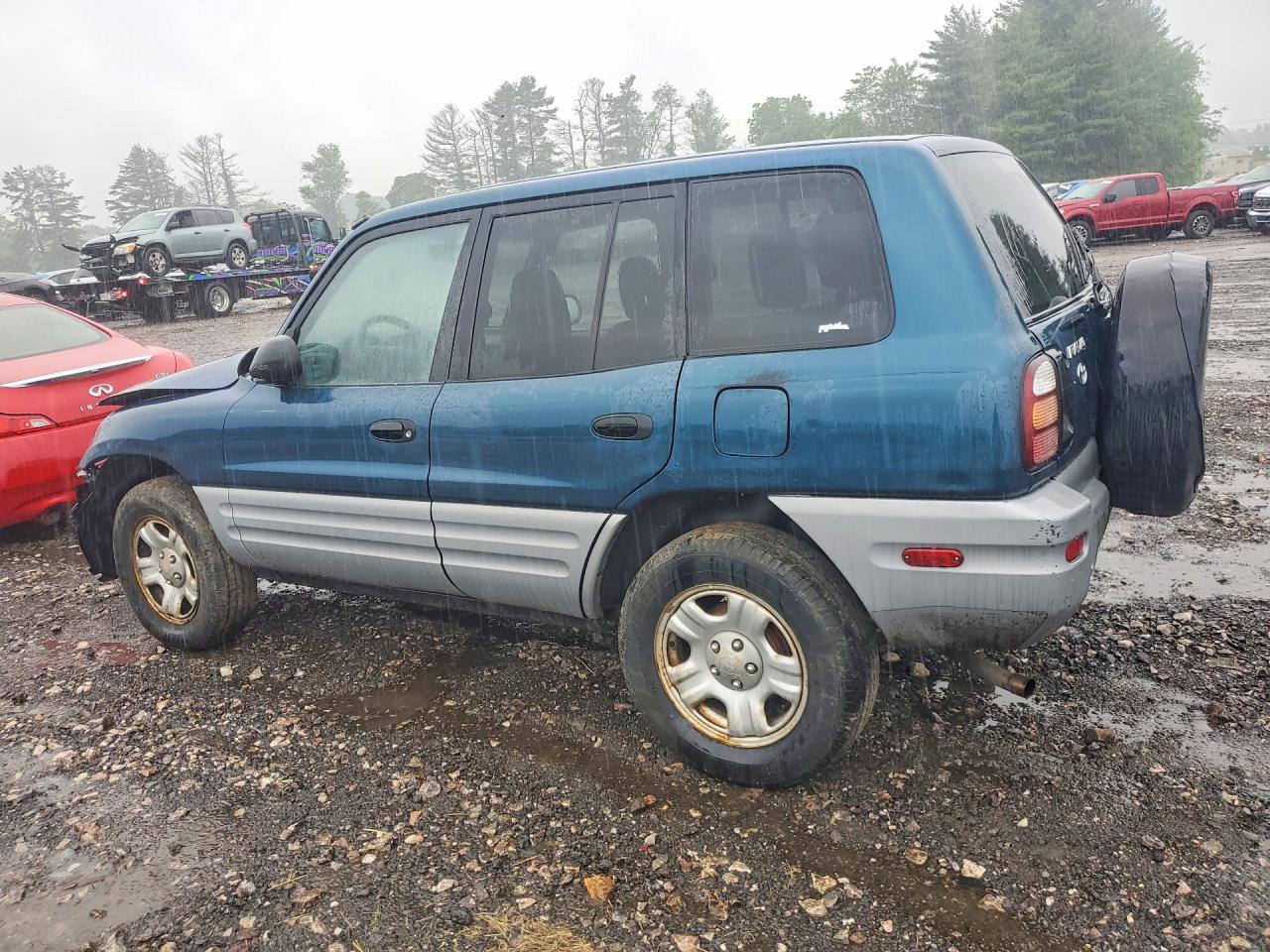 2000 Toyota Rav4 Base Blue vin: JT3HP10V5Y0243903
