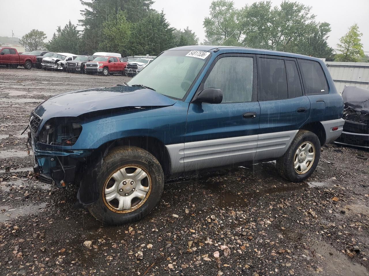 2000 Toyota Rav4 Base Blue vin: JT3HP10V5Y0243903