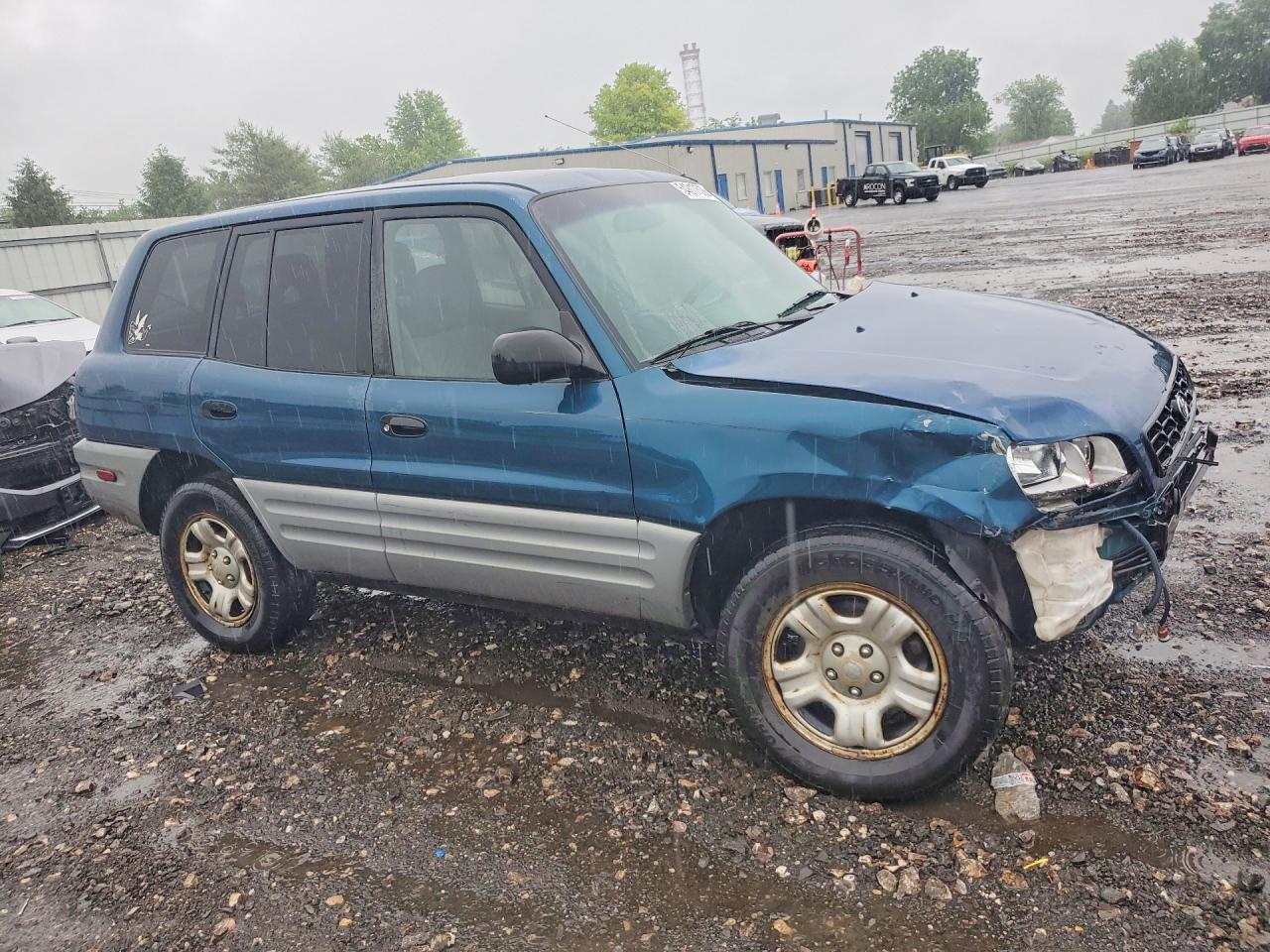 2000 Toyota Rav4 Base Blue vin: JT3HP10V5Y0243903