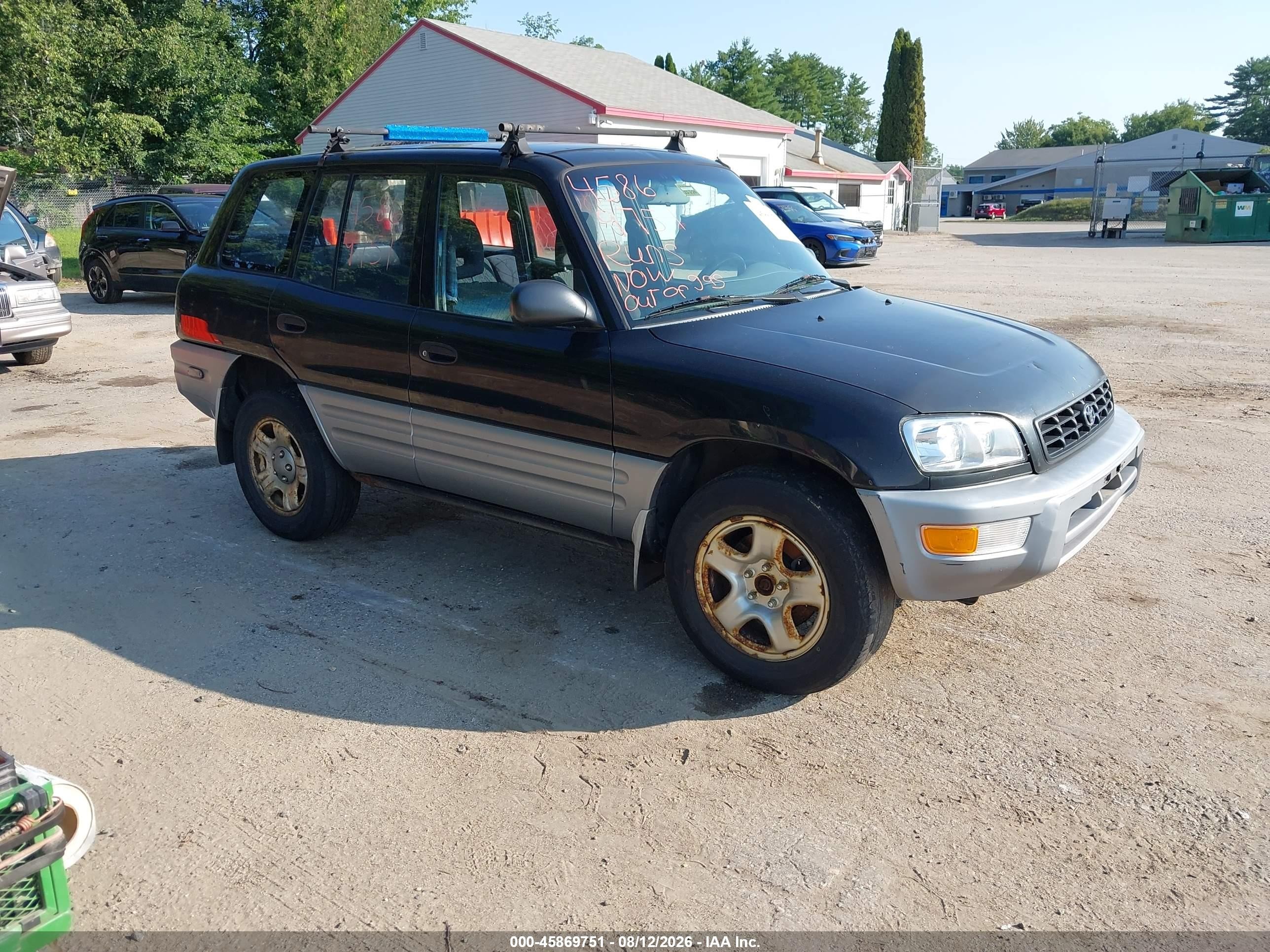 2000 Toyota Rav4   Black vin: JT3HP10V5Y7168529